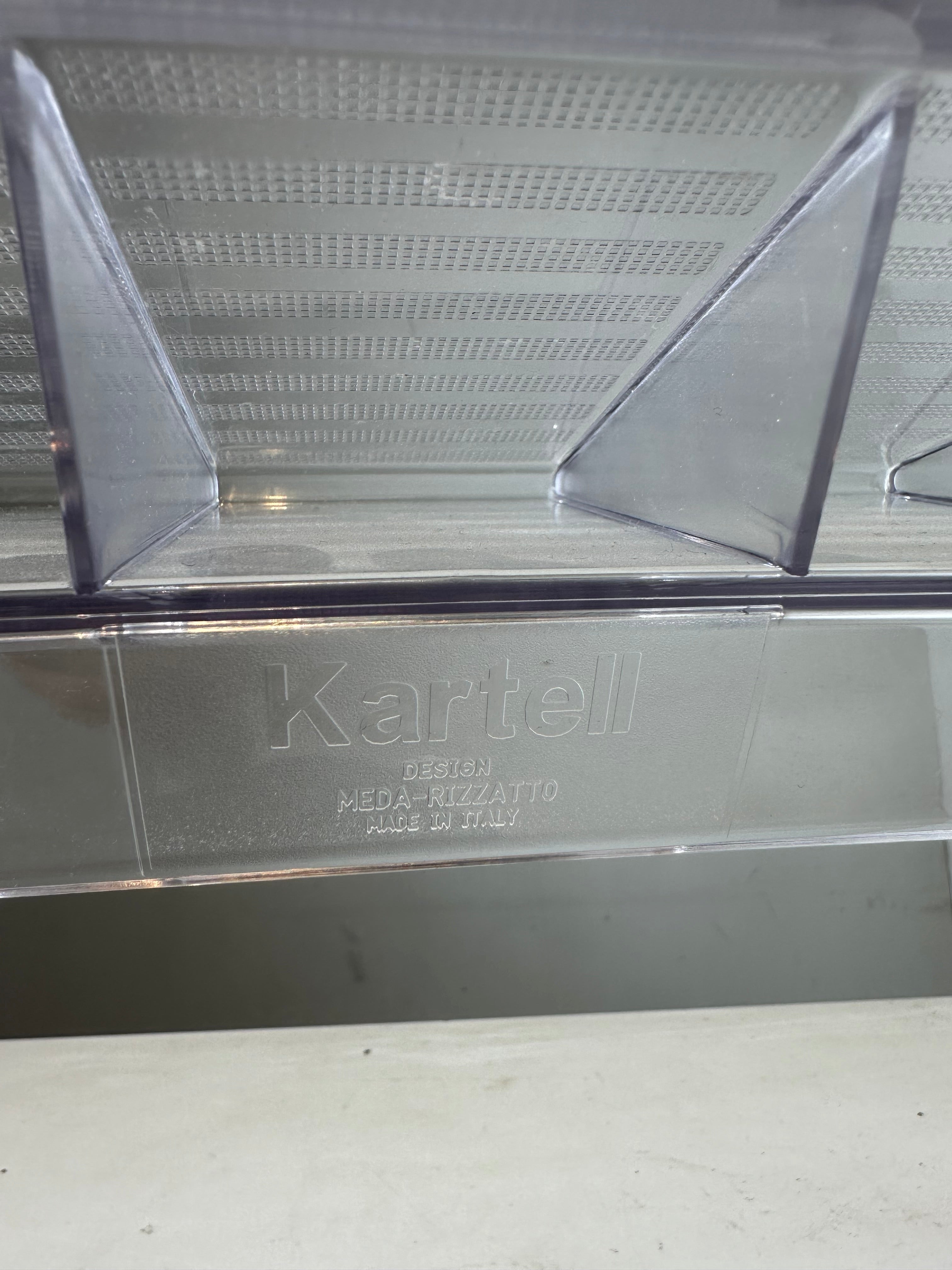 Kartell transparent ladder stool