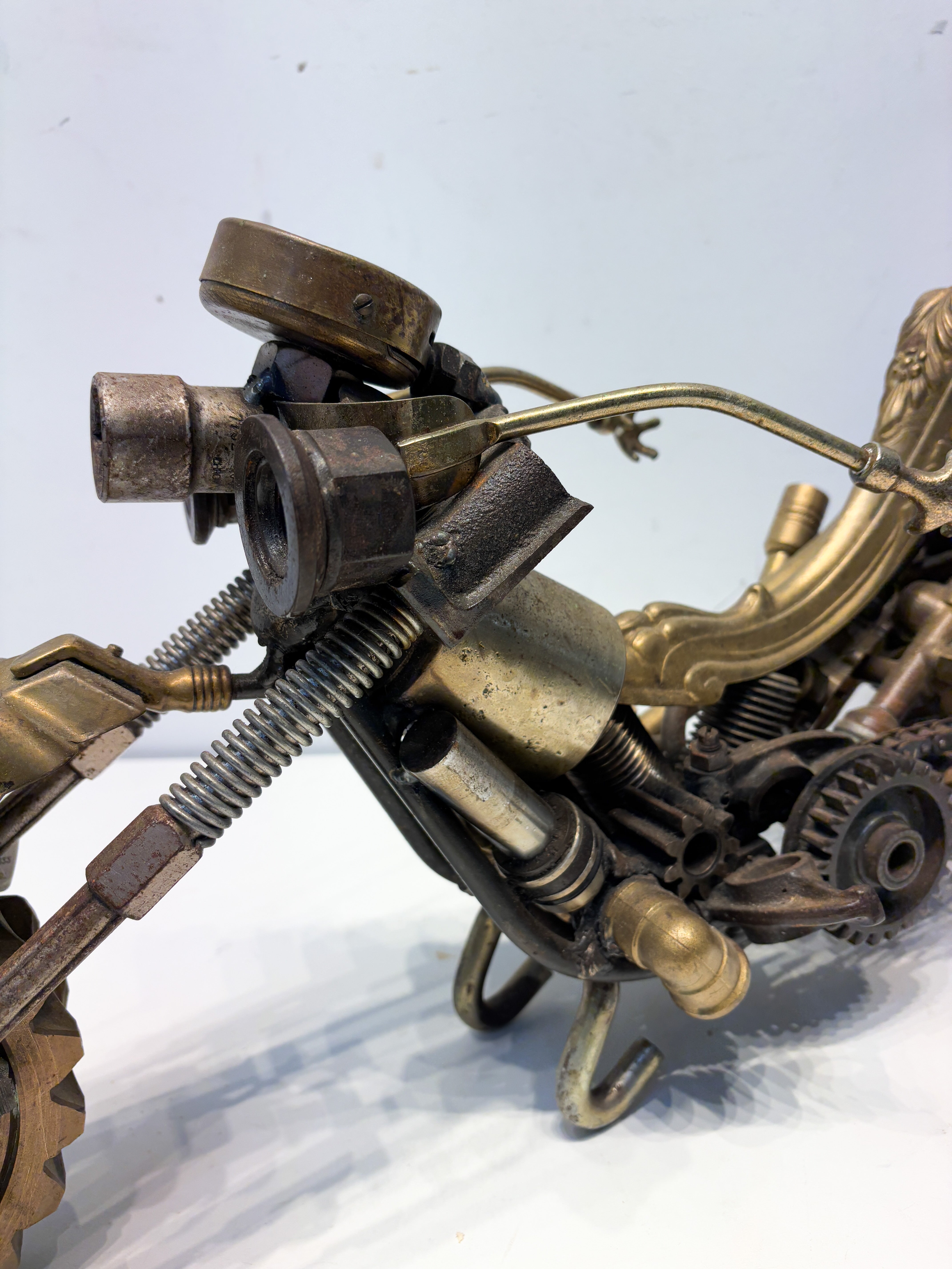 Art du métal de la moto