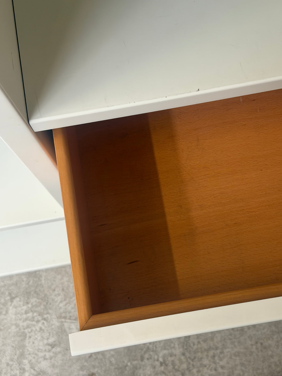 Interlübke Open Bookcase – White Modular Shelving System