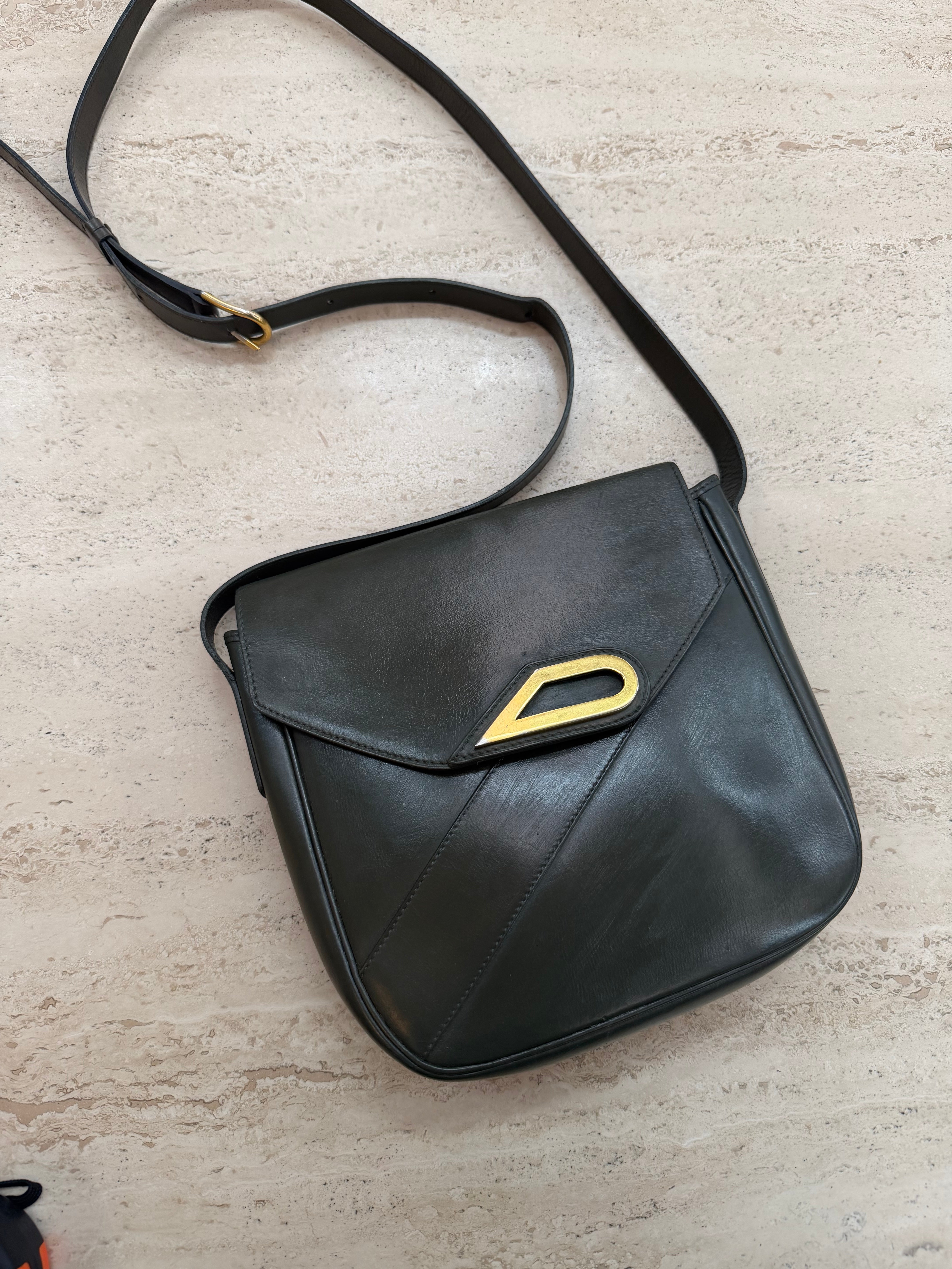 Delvaux Radieux Leather Crossbody Bag – Dark Green