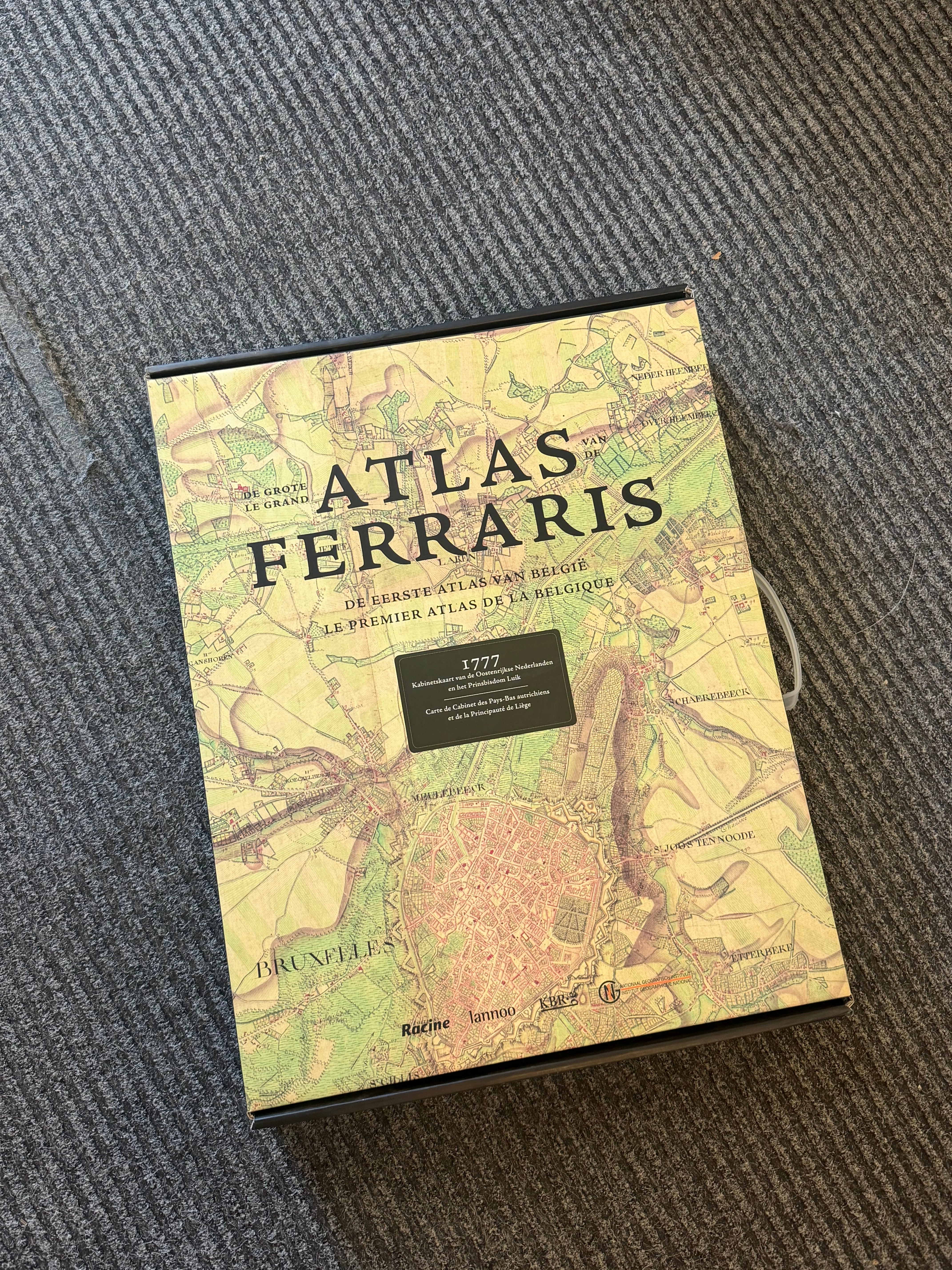 Atlas Ferraris – De Eerste Atlas van België / Le Premier Atlas de la Belgique – 1777