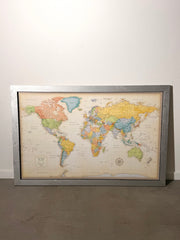 Vintage Rand McNally World Map – Classic Edition