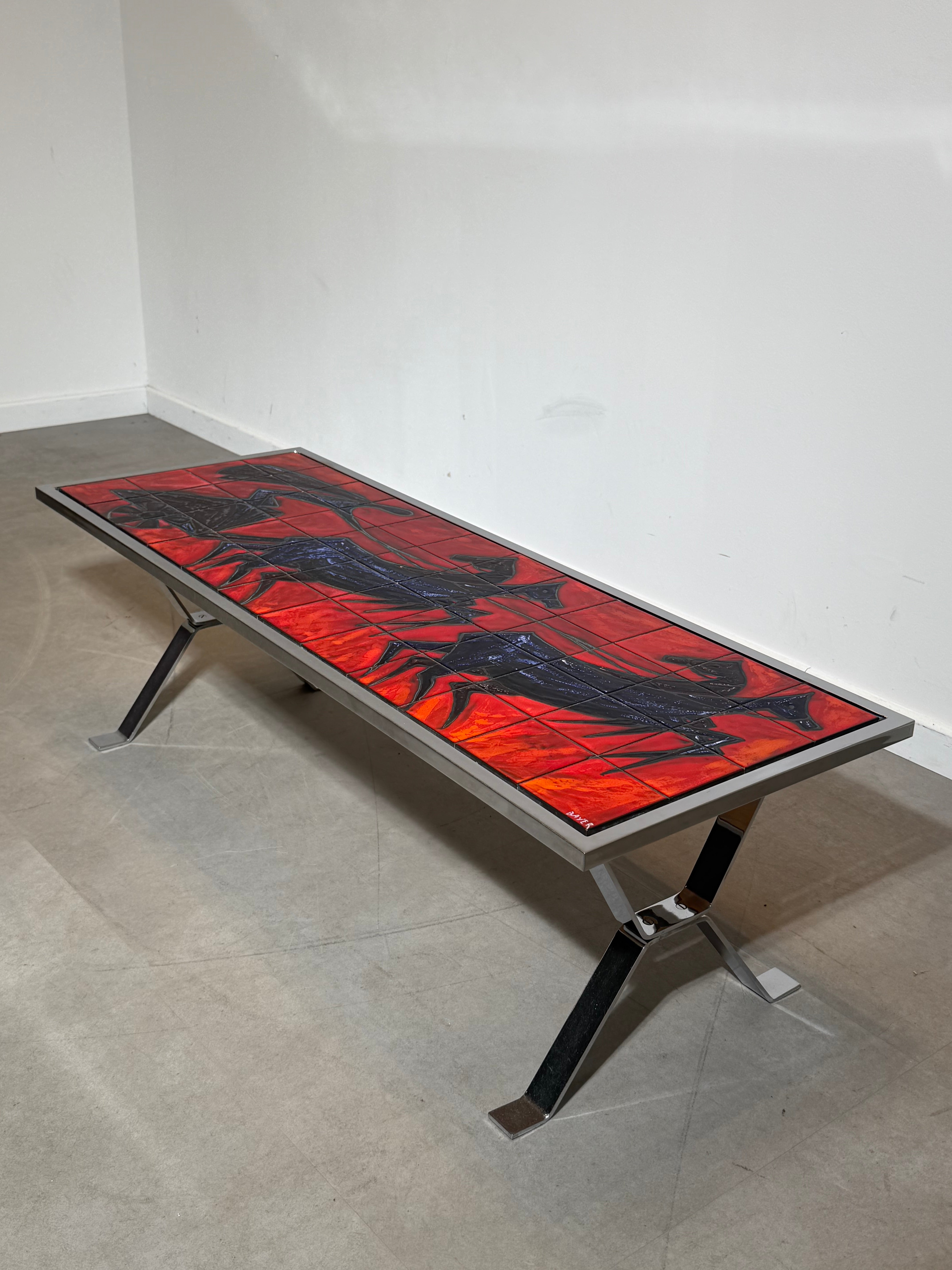 André Bayer Vintage Ceramic Coffee Table