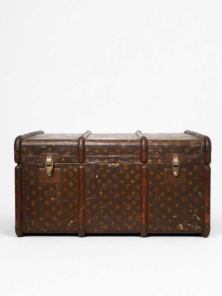 LV style Suitcase with Monogram