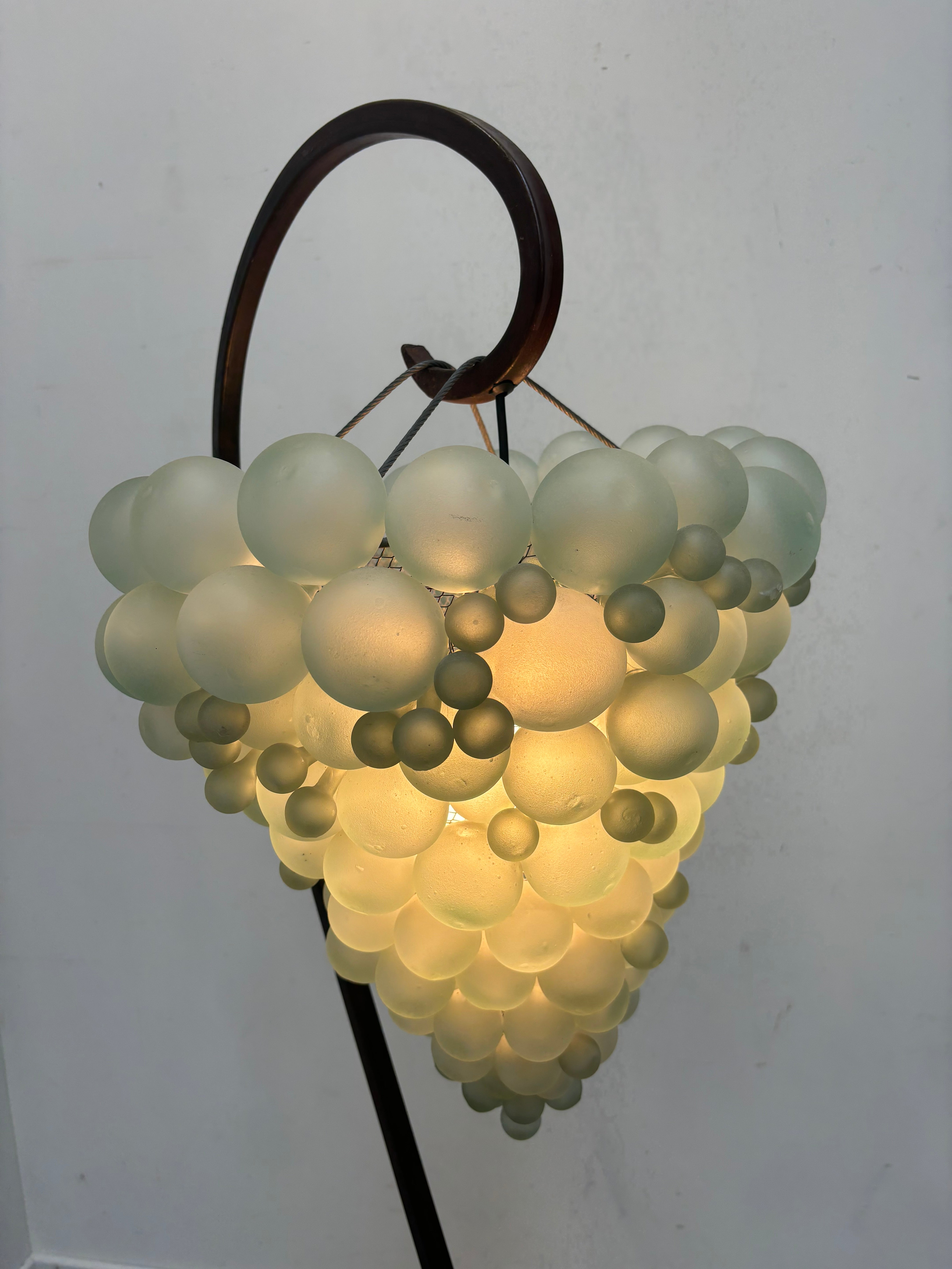 Fer Forgé Druivenglazen vloerlamp