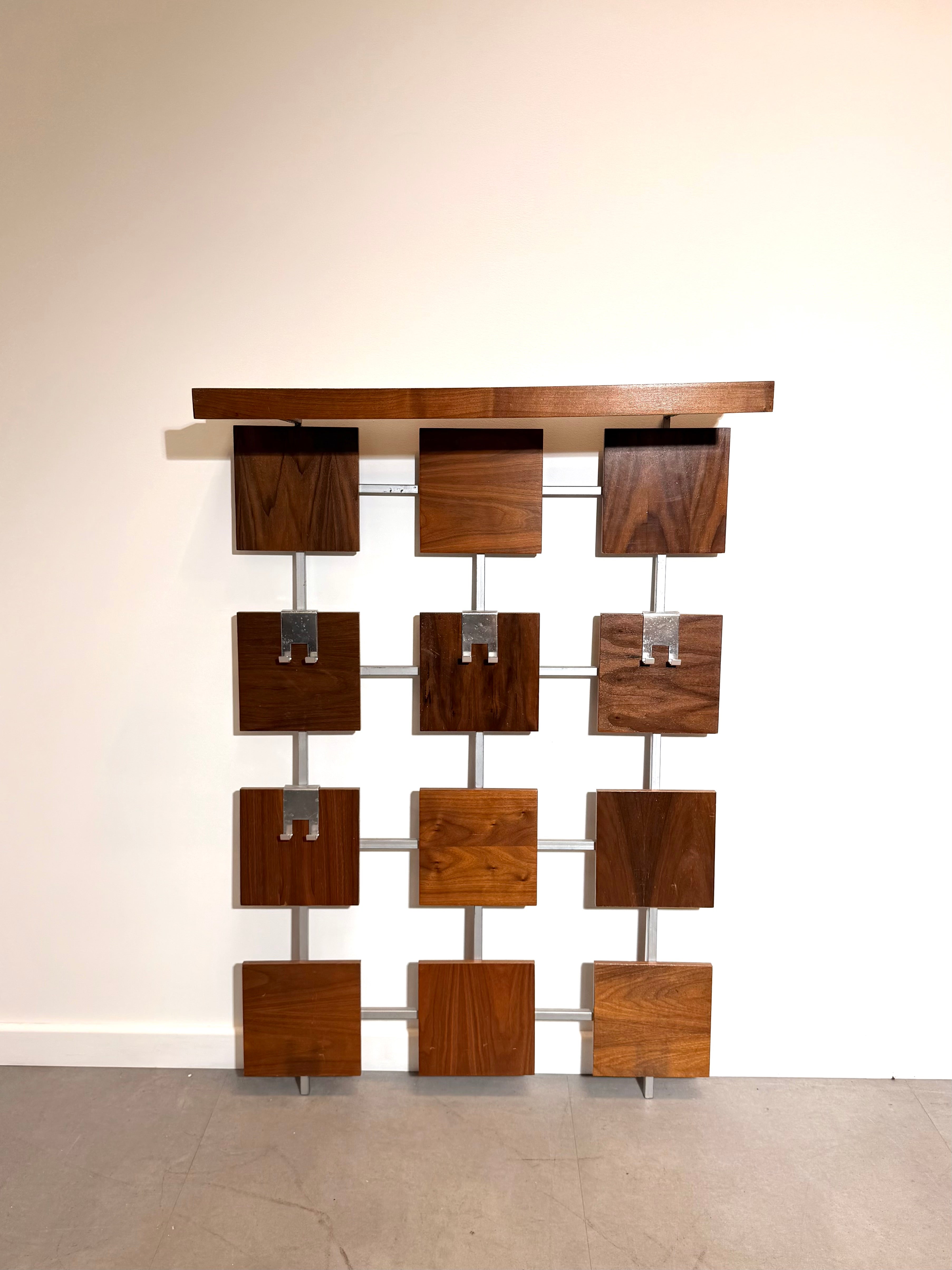 Vintage Mid-Century Wall Coat Rack