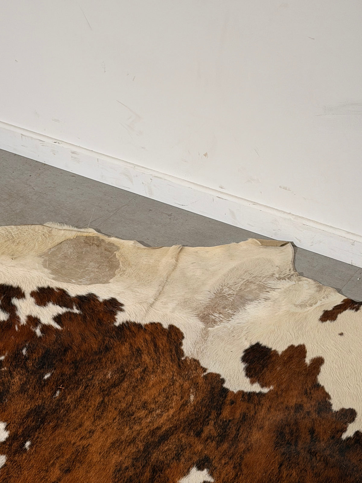 Vintage Natural Cowhide Rug