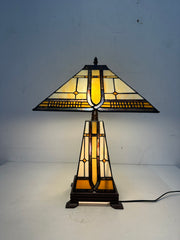 Tiffany Style Table Lamp Square