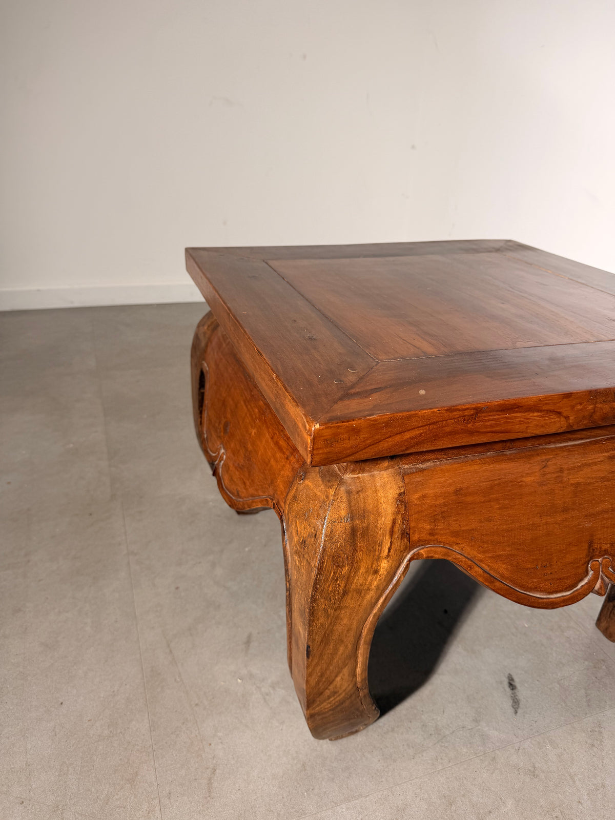 Antique Asian Hardwood Side Table