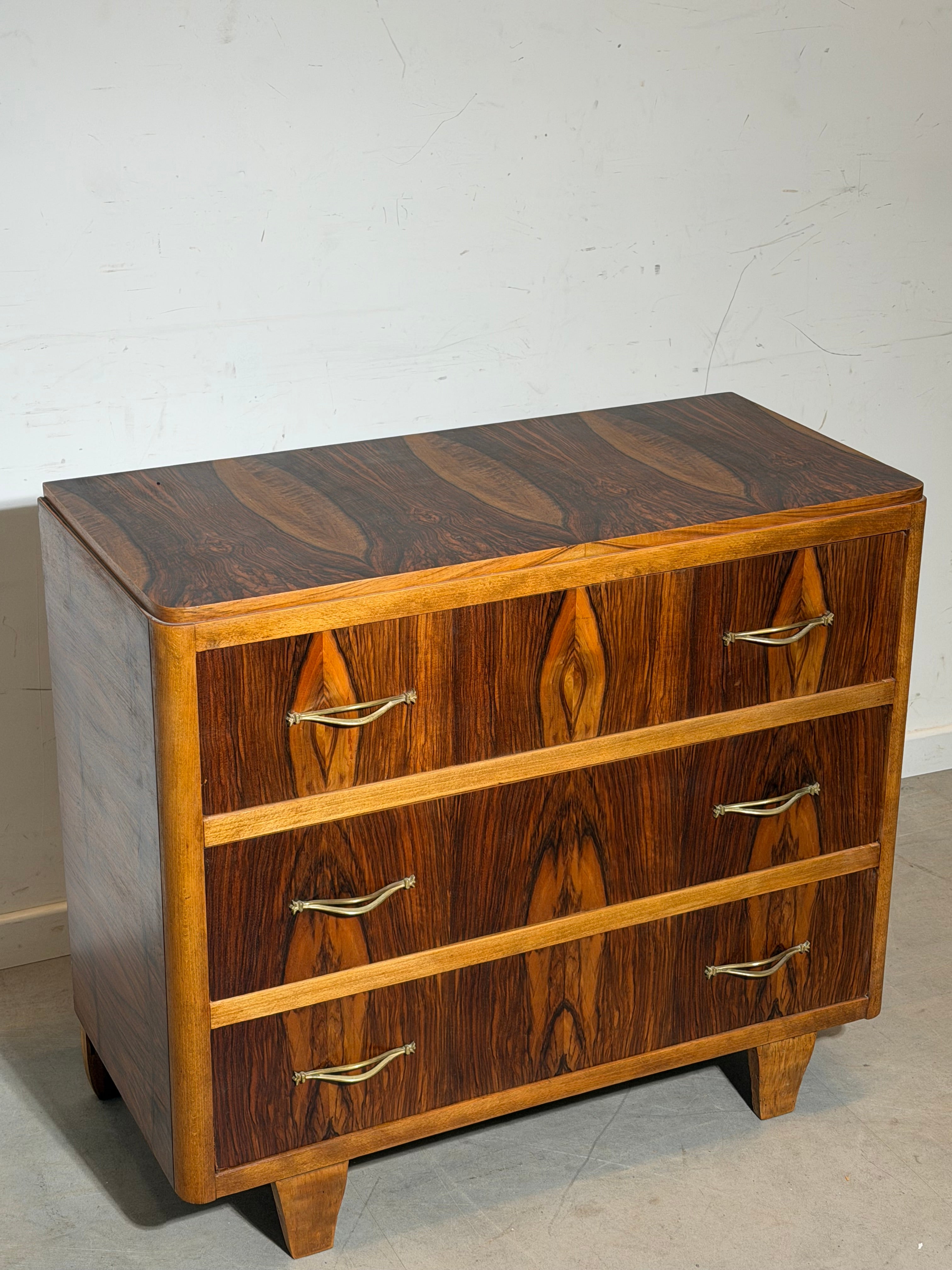 Art Deco Brazilian Rosewood Chest of Drawers