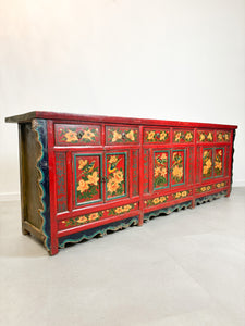 Antique oriental sideboard