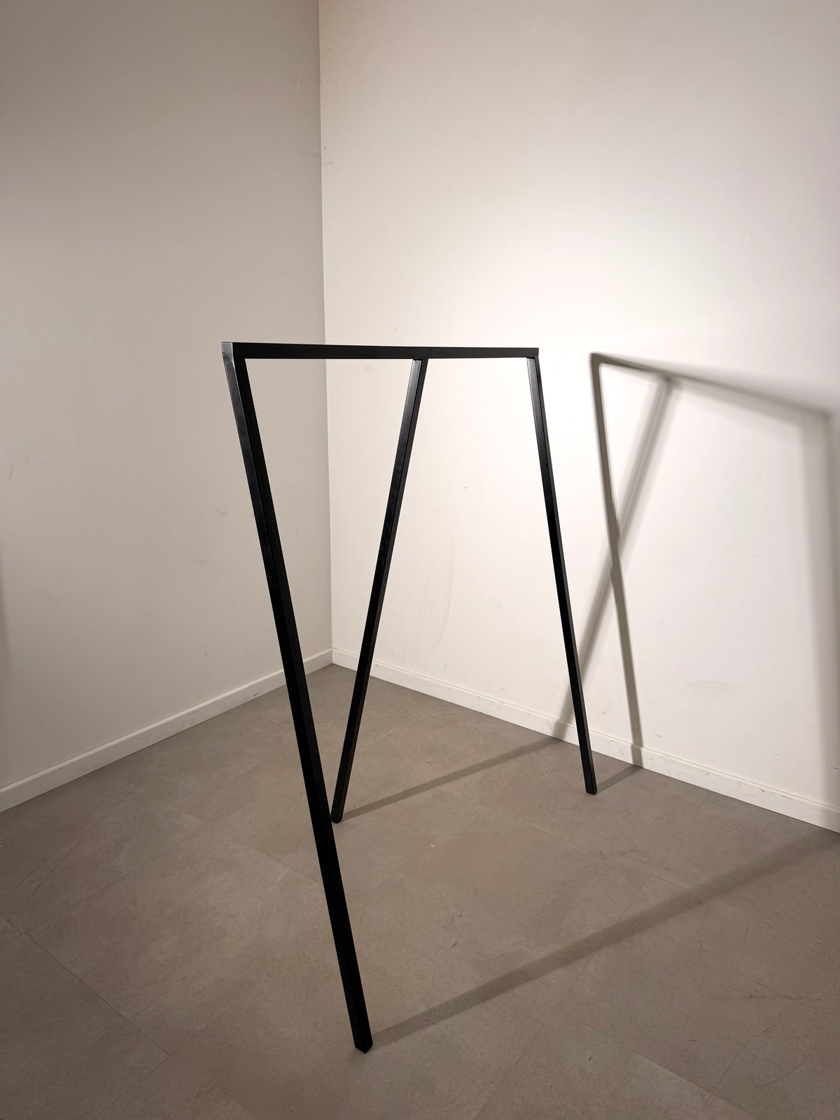 Minimalist Black Metal Clothes Rack