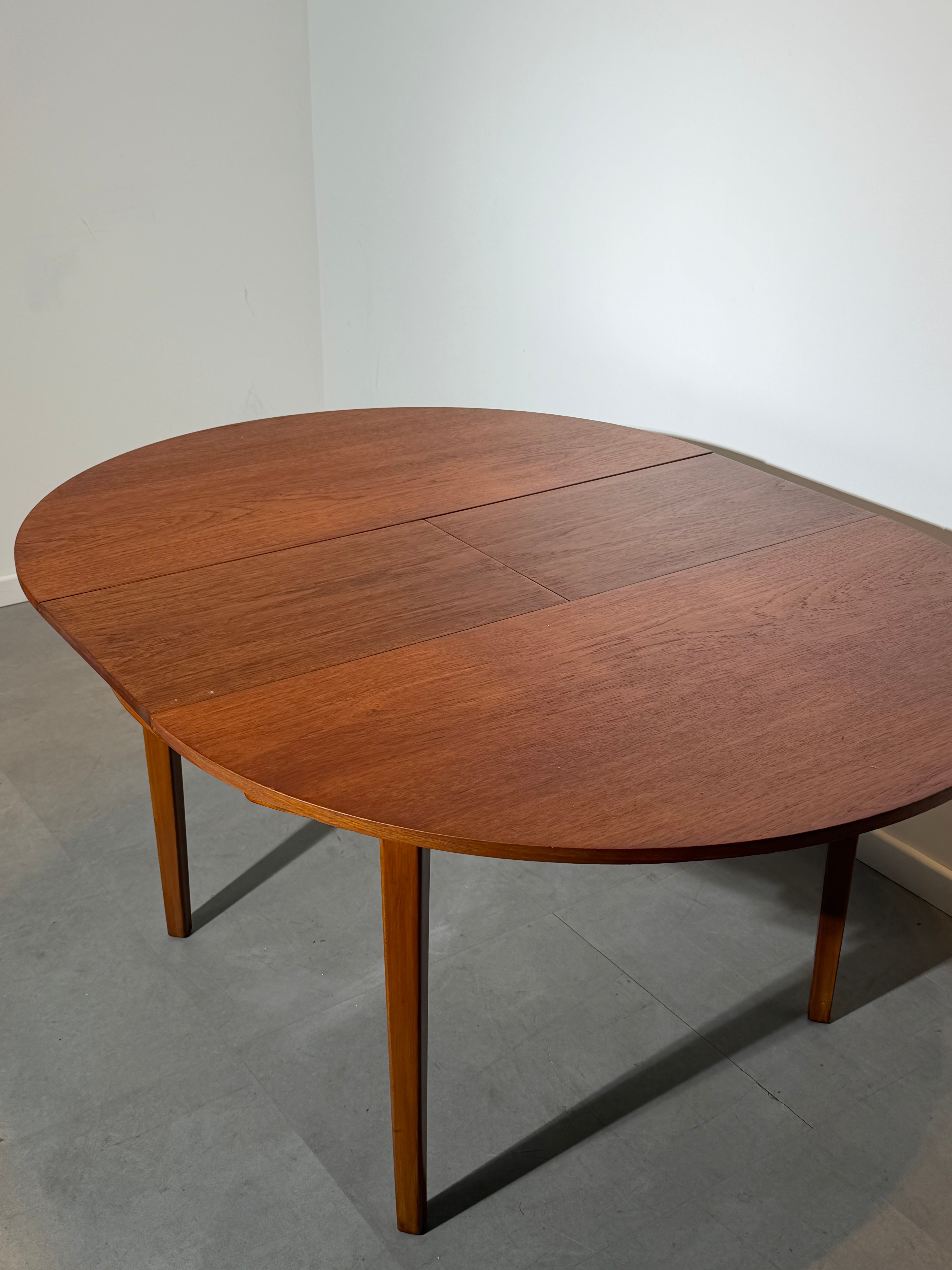 G-Plan Round Extendable Dining Table in Teak