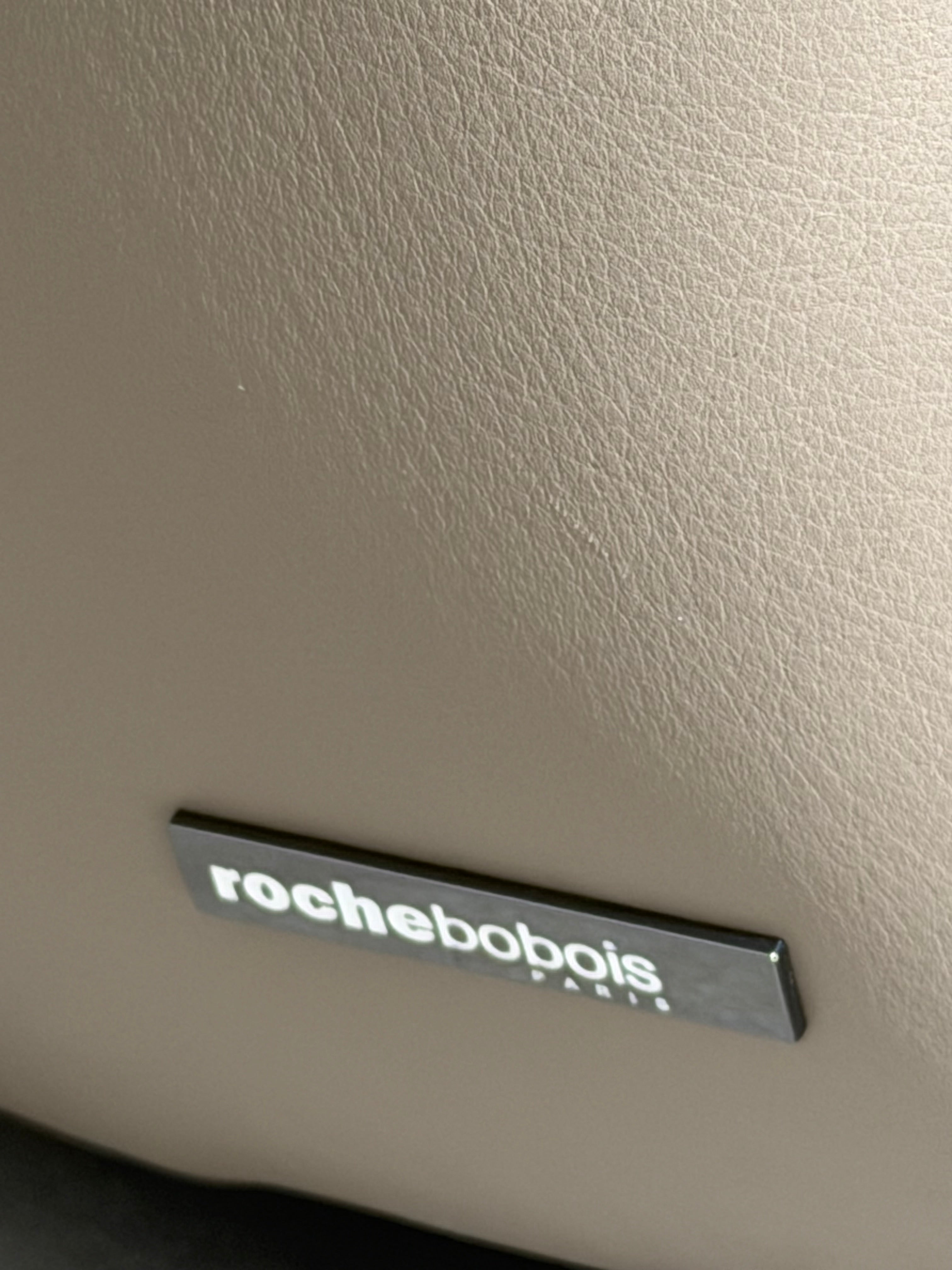 Roche Bobois Bubble Sofa – Limited Edition Taupe Leather by Sacha Lakic