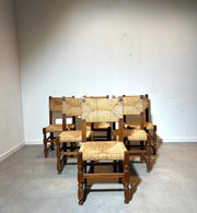 Rustic Wooden Dining Chairs