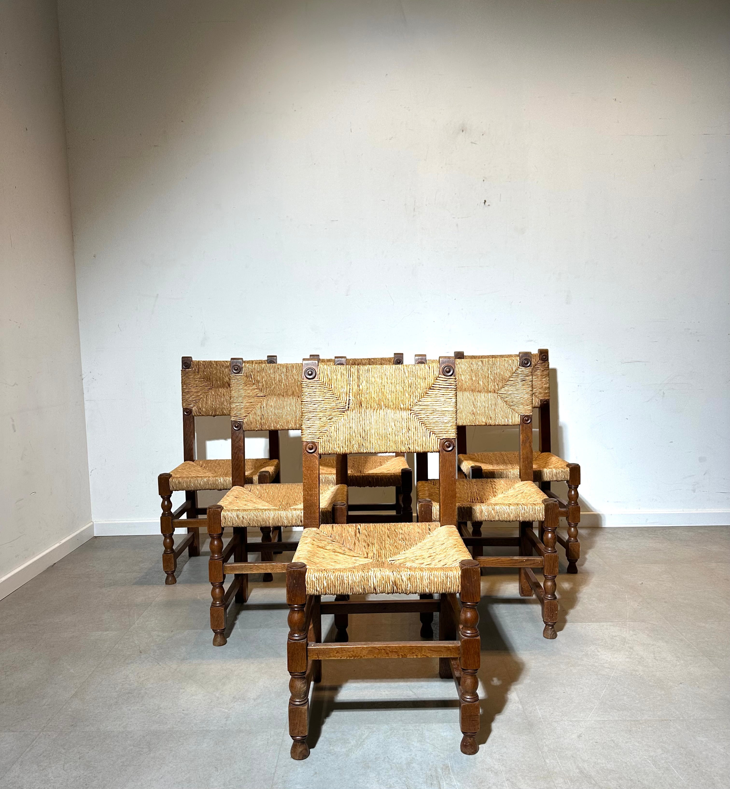 Rustic Wooden Dining Chairs