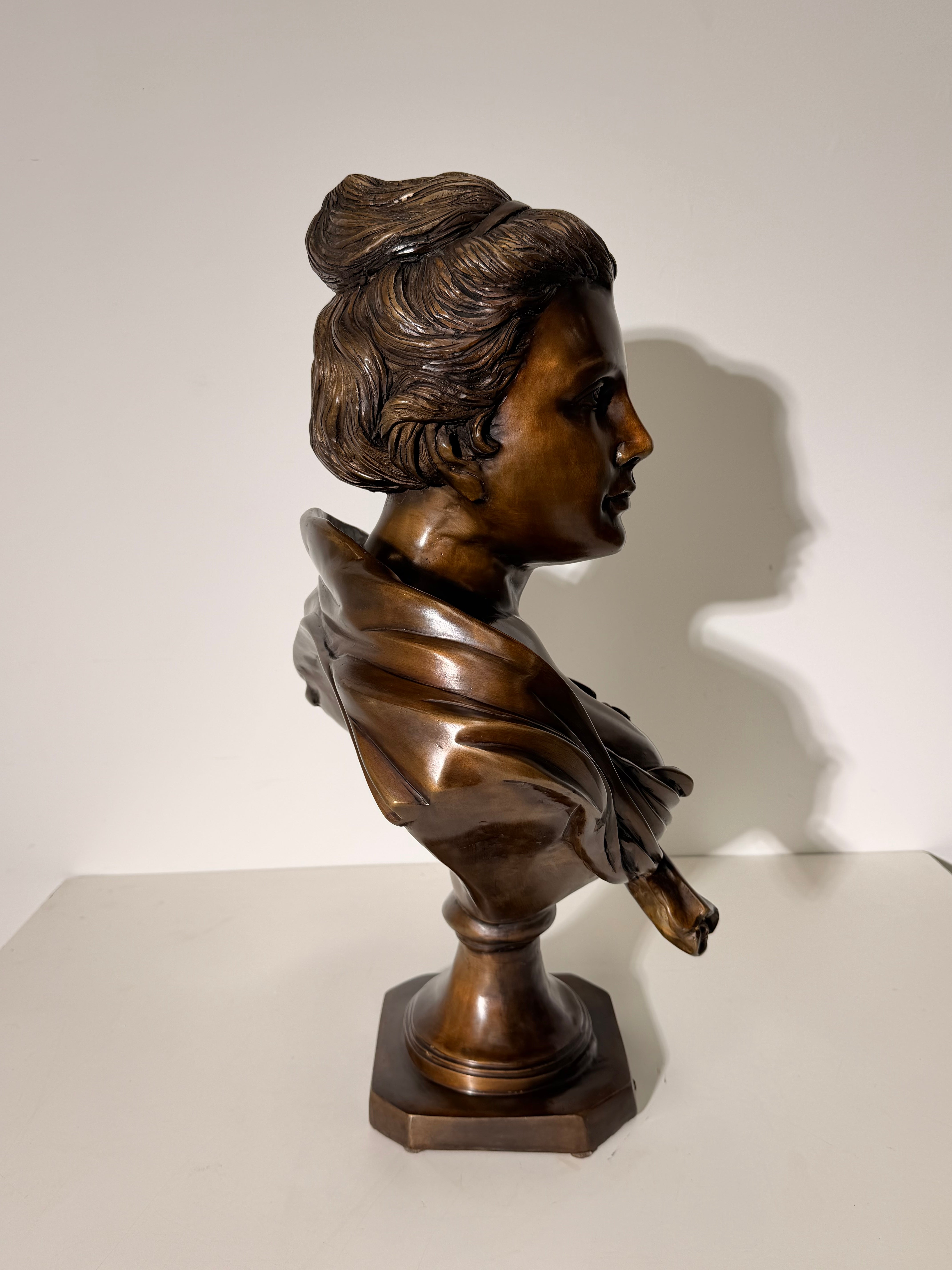 Bronze Bust Of Lady