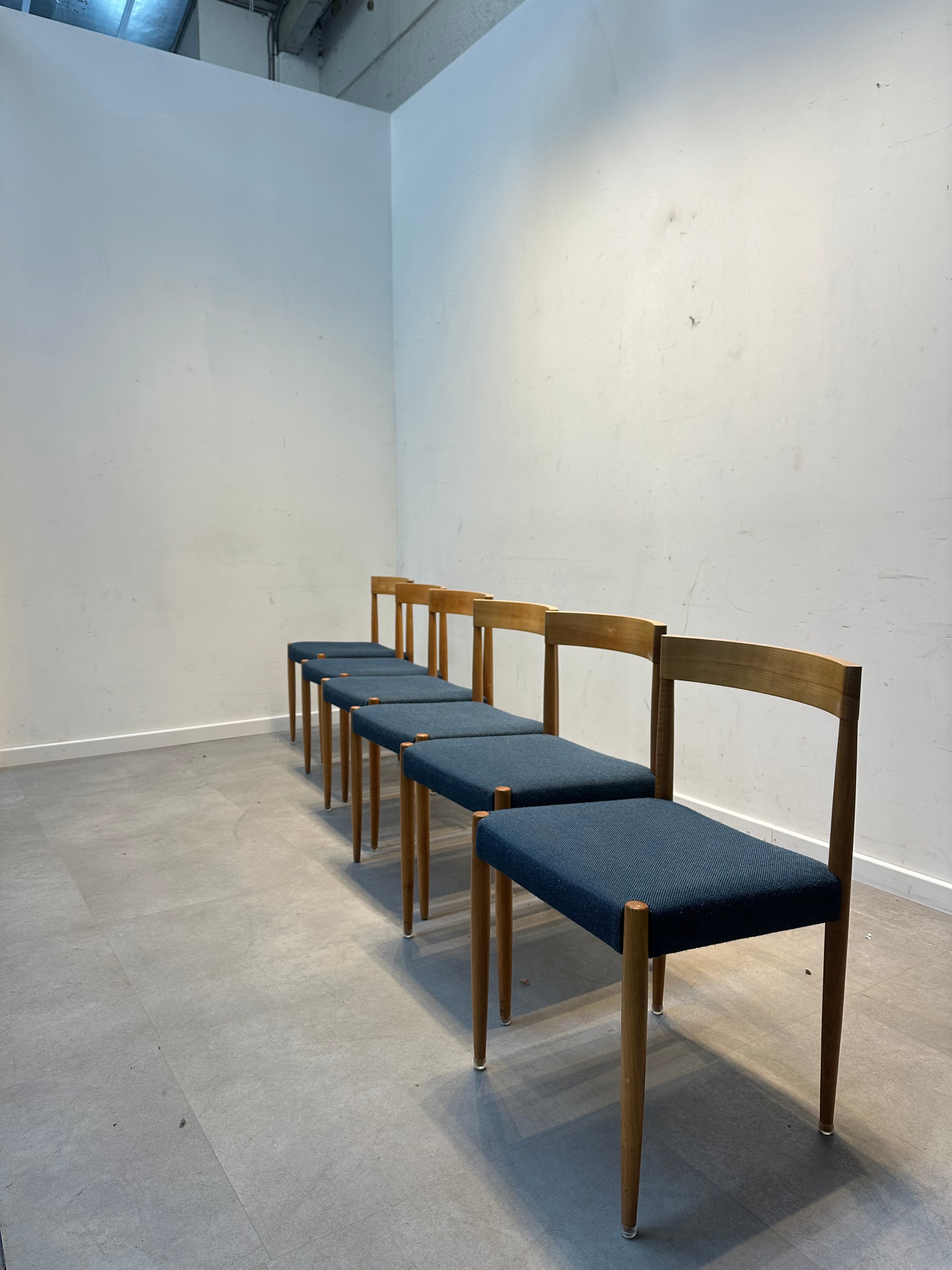 Chaises de salle à manger scandinaves style milieu du siècle – Ensemble de 6