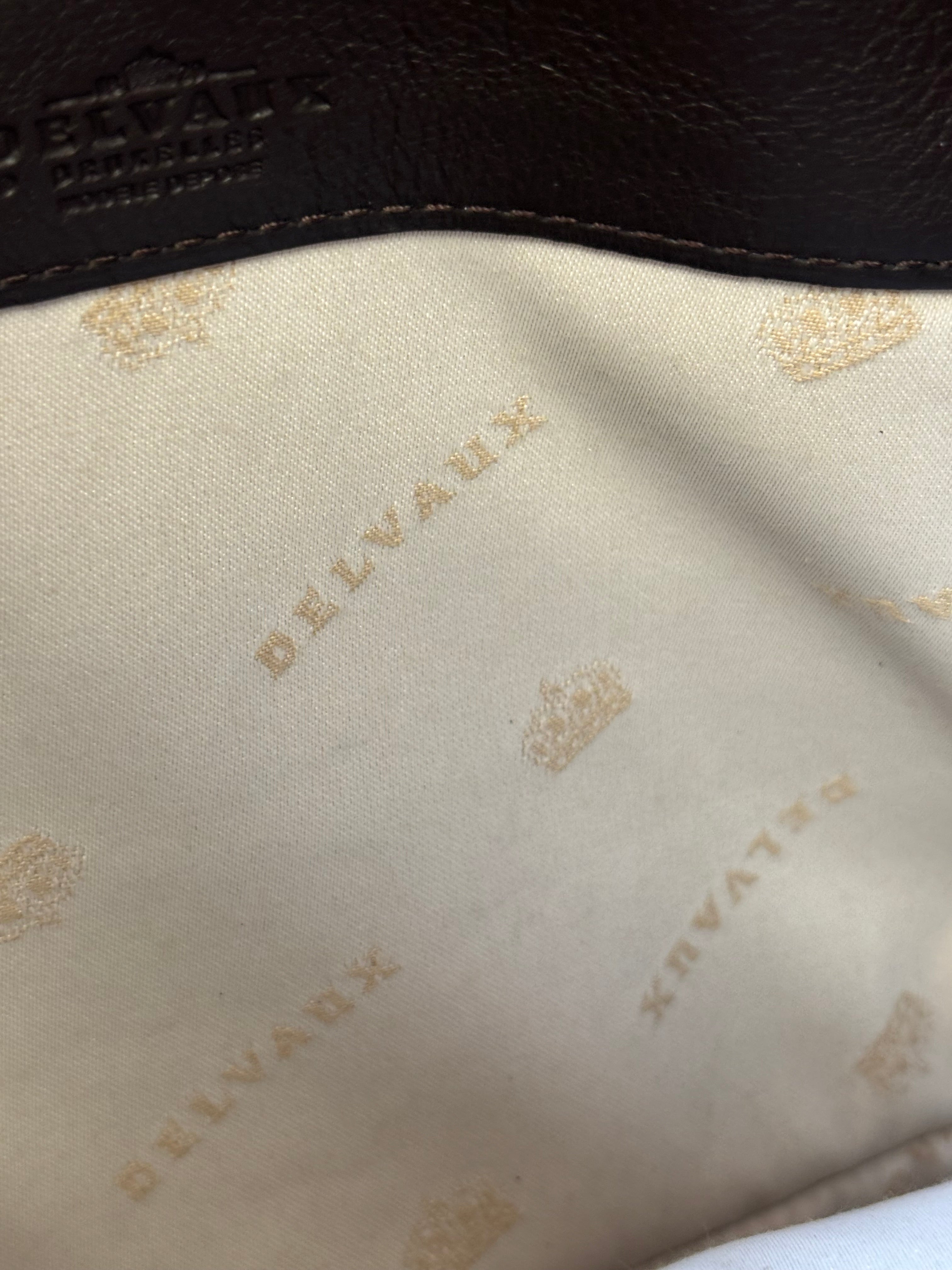 Delvaux Calf Souplé Brown Crossbody Bag