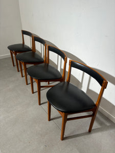 Set of four Danish Dining chairs