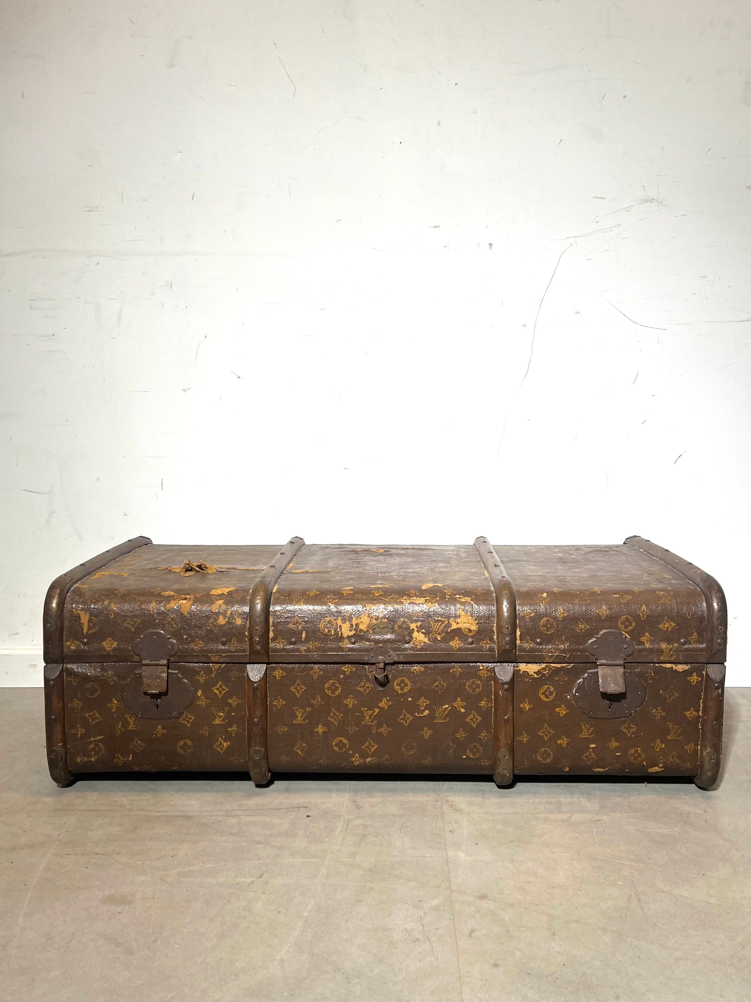 LV style Suitcase with Monogram