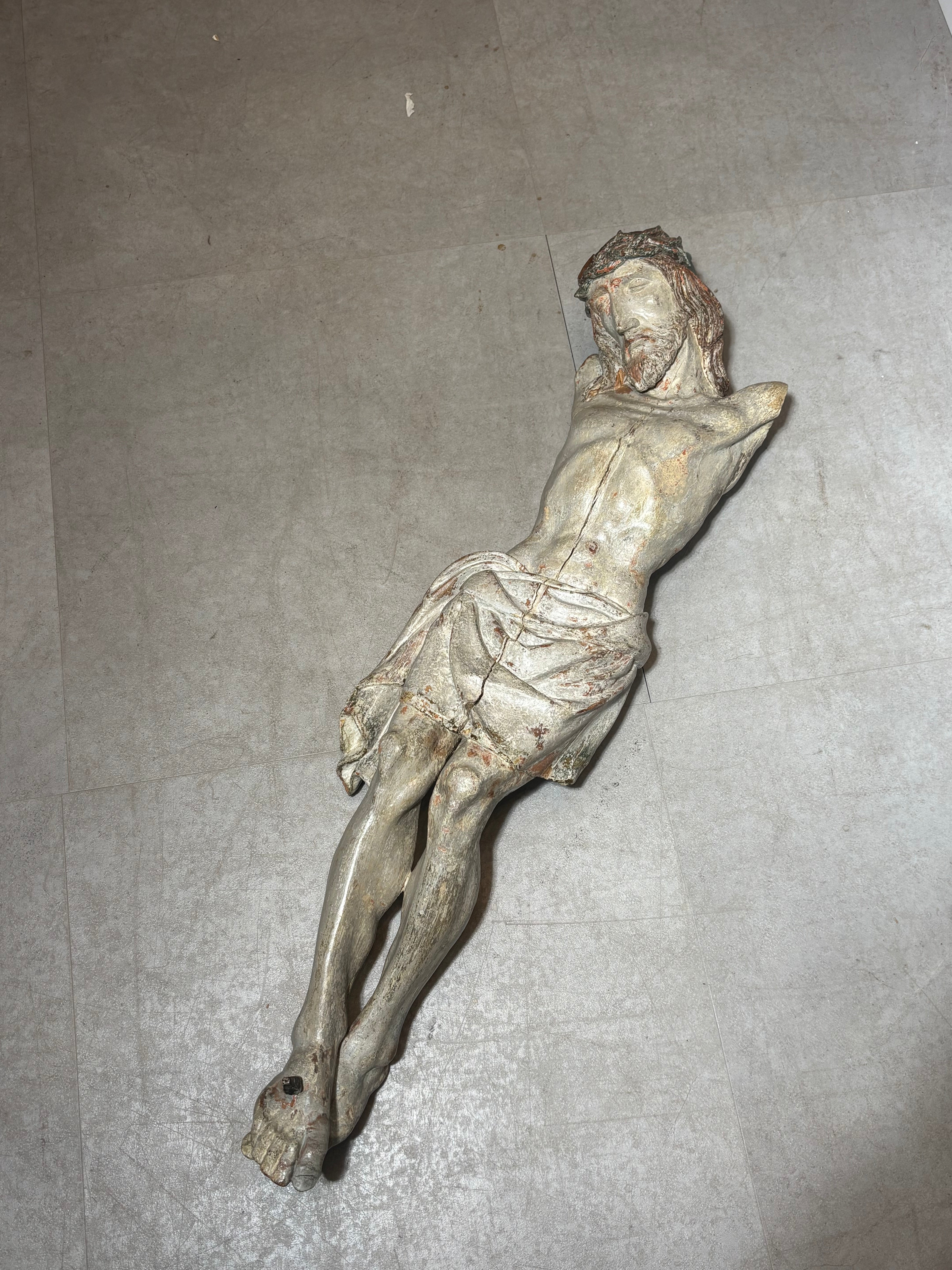 17th Century Polychrome Corpus Christi