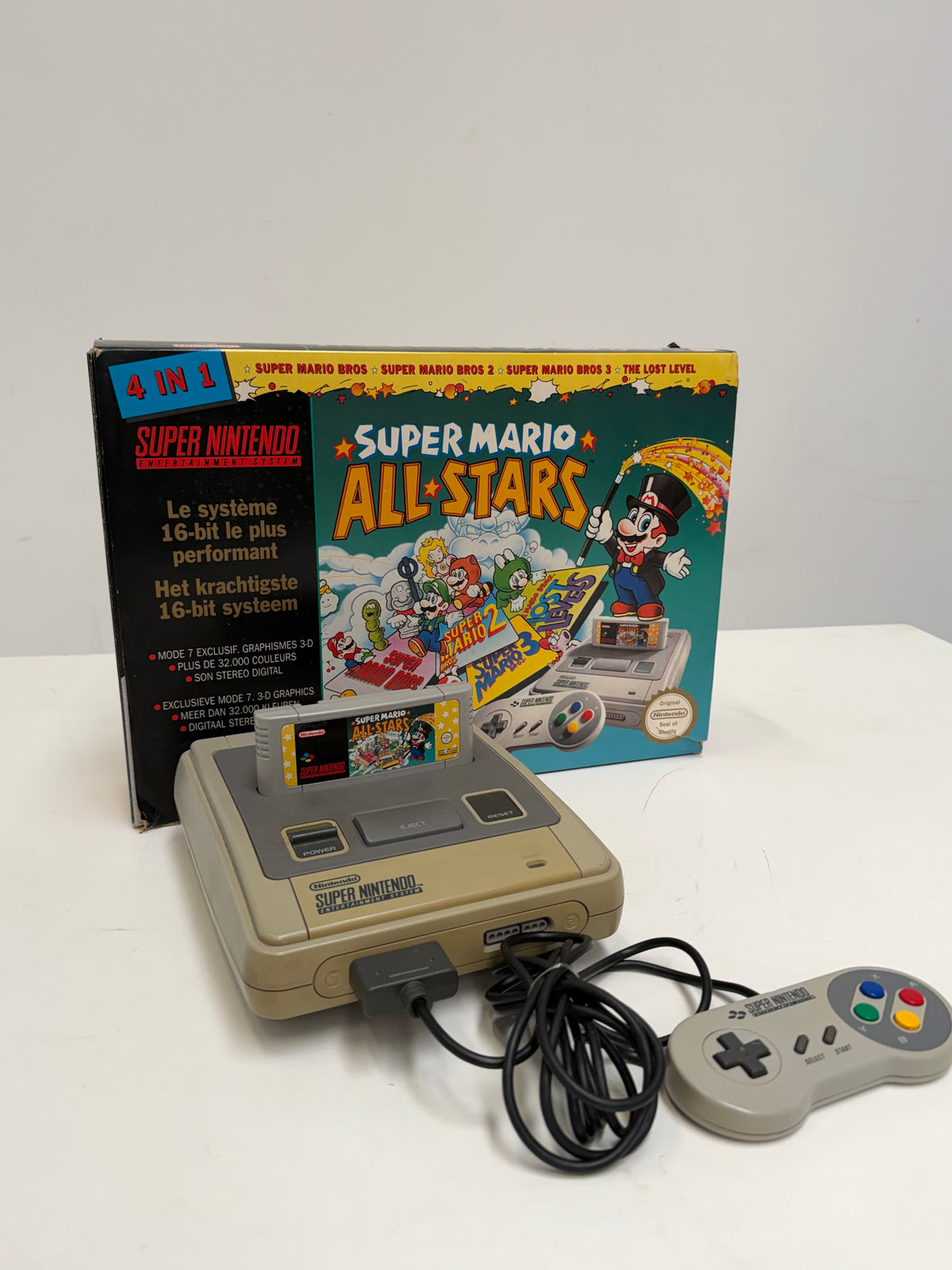 Super Nintendo SNES PAL – Super Mario All-Stars 4 in 1 Set