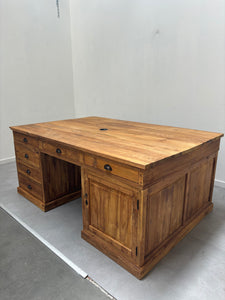 Recycled Teak “XL Double Face” Desk