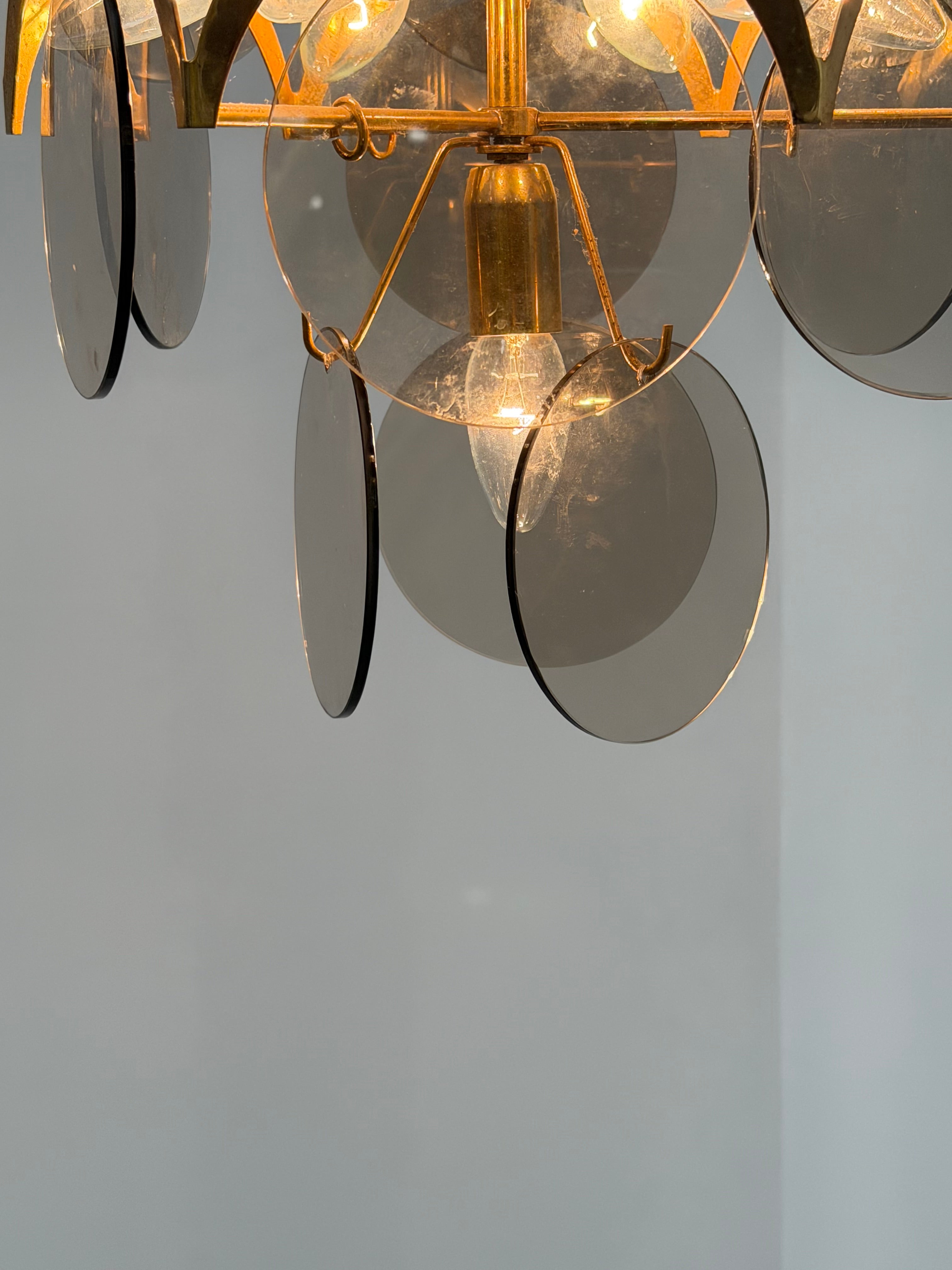 Vintage Gino Vistosi for Murano Chandelier