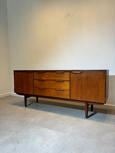 Vintage teak sideboard with rosewood handles