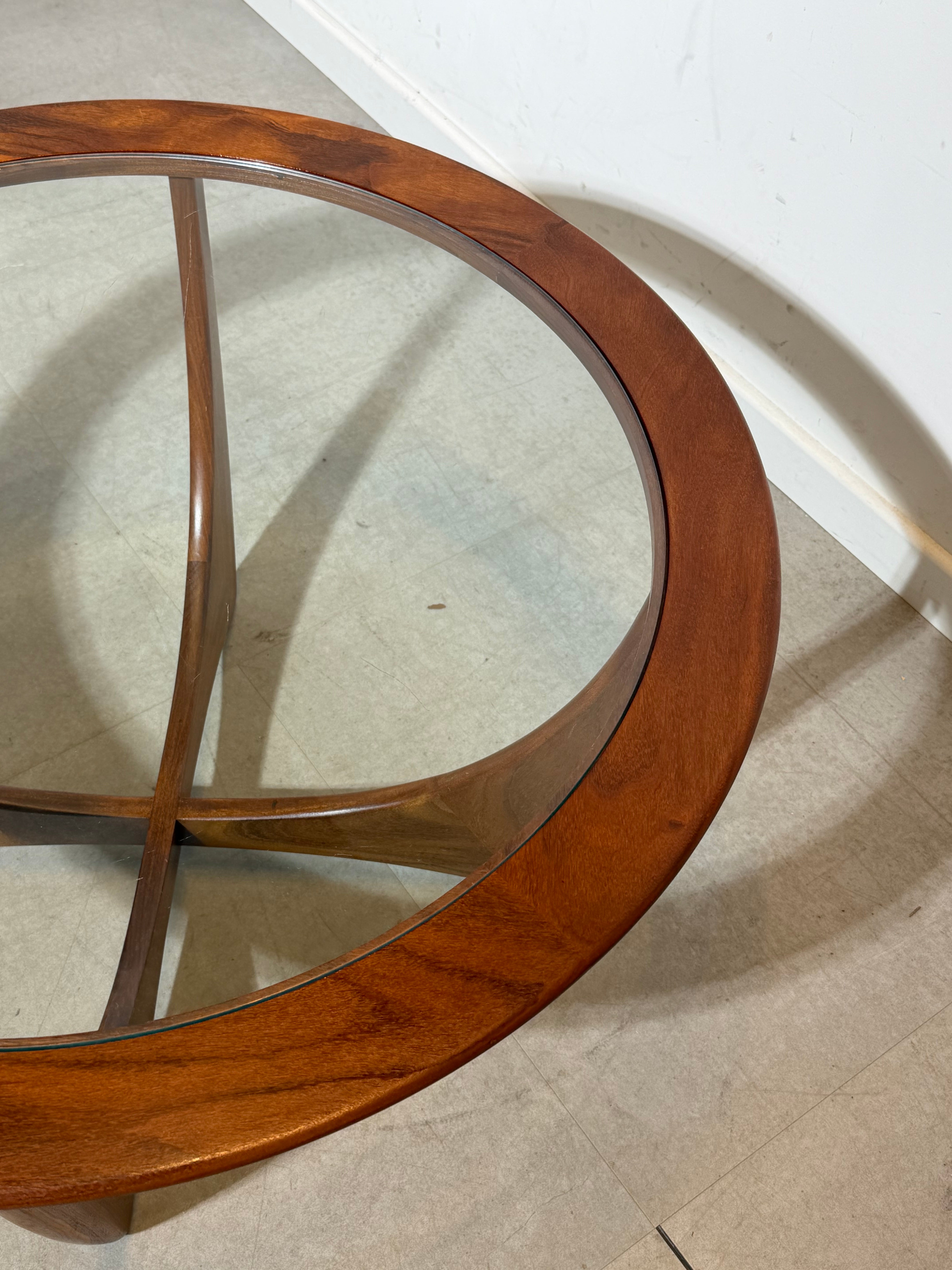 G-Plan “Astro” Coffee Table – Teak & Glass (1960s)