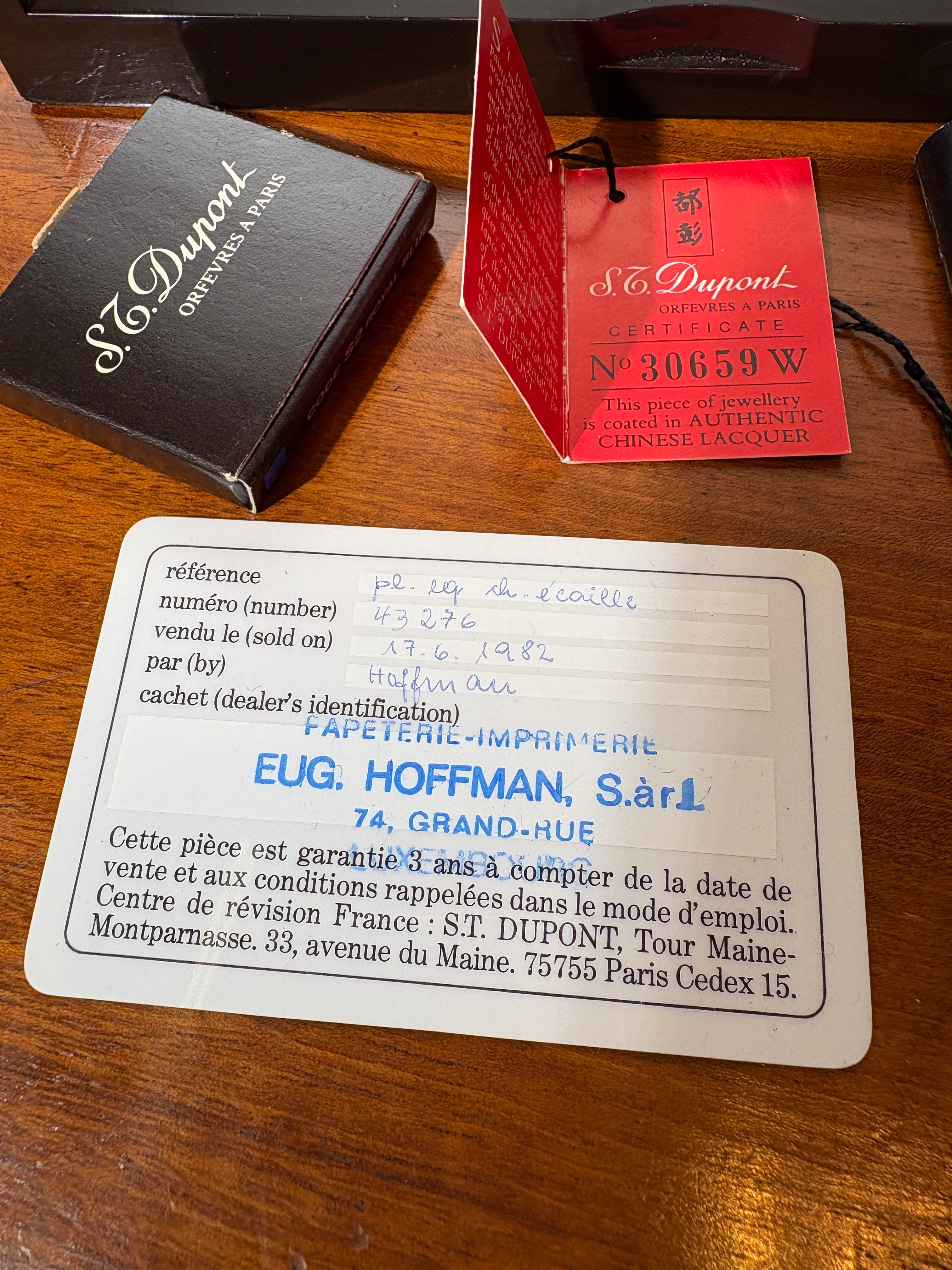 Stylo plume ST Dupont