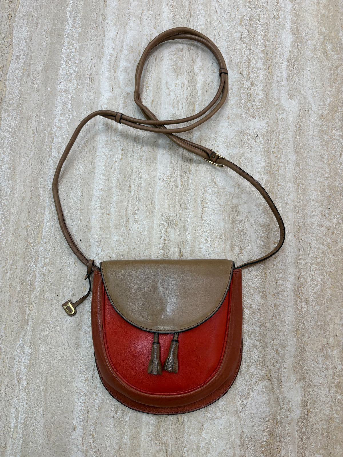 Delvaux Trot Vintage Leather Crossbody Bag