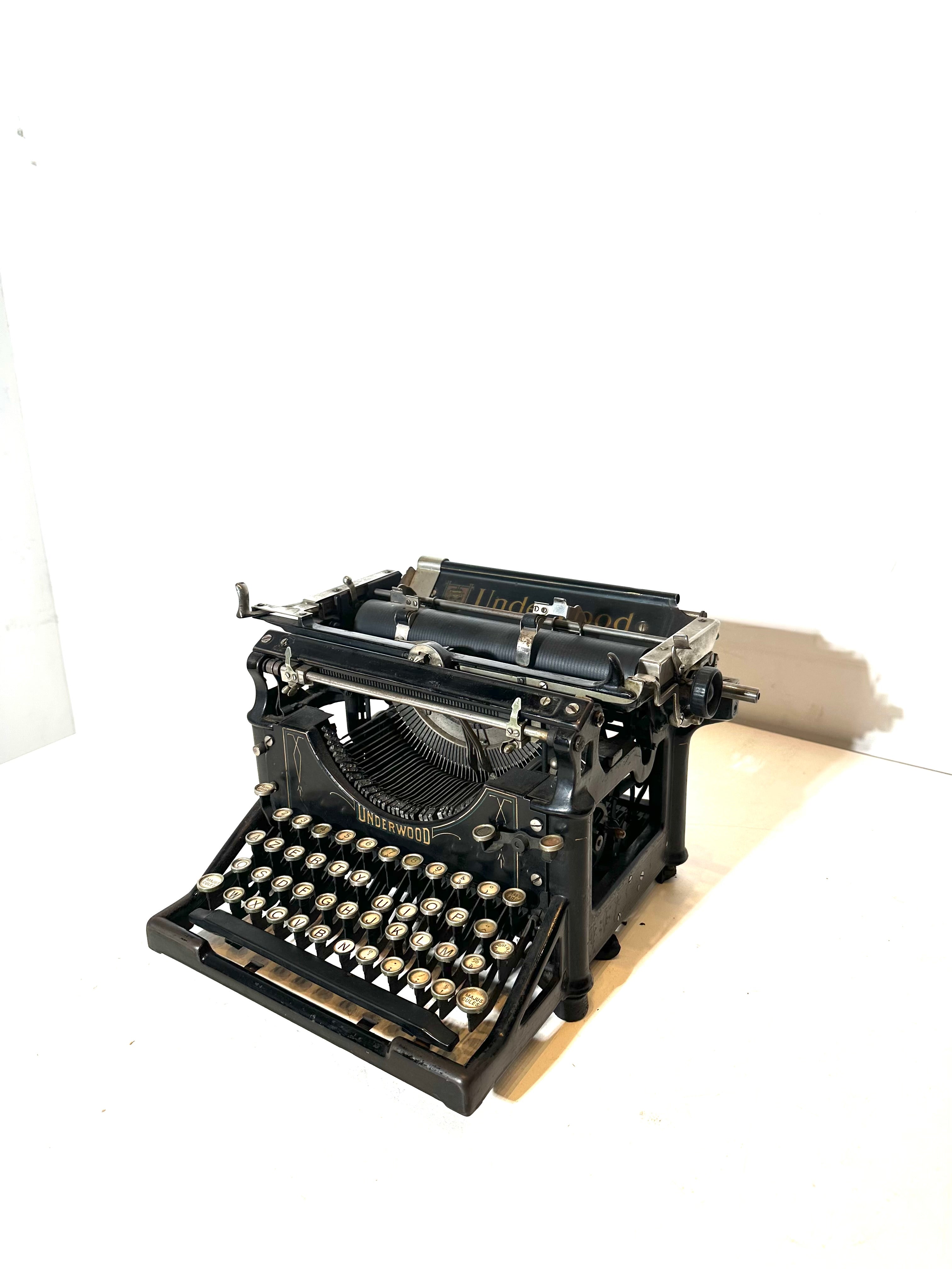 Antique Underwood typewriter
