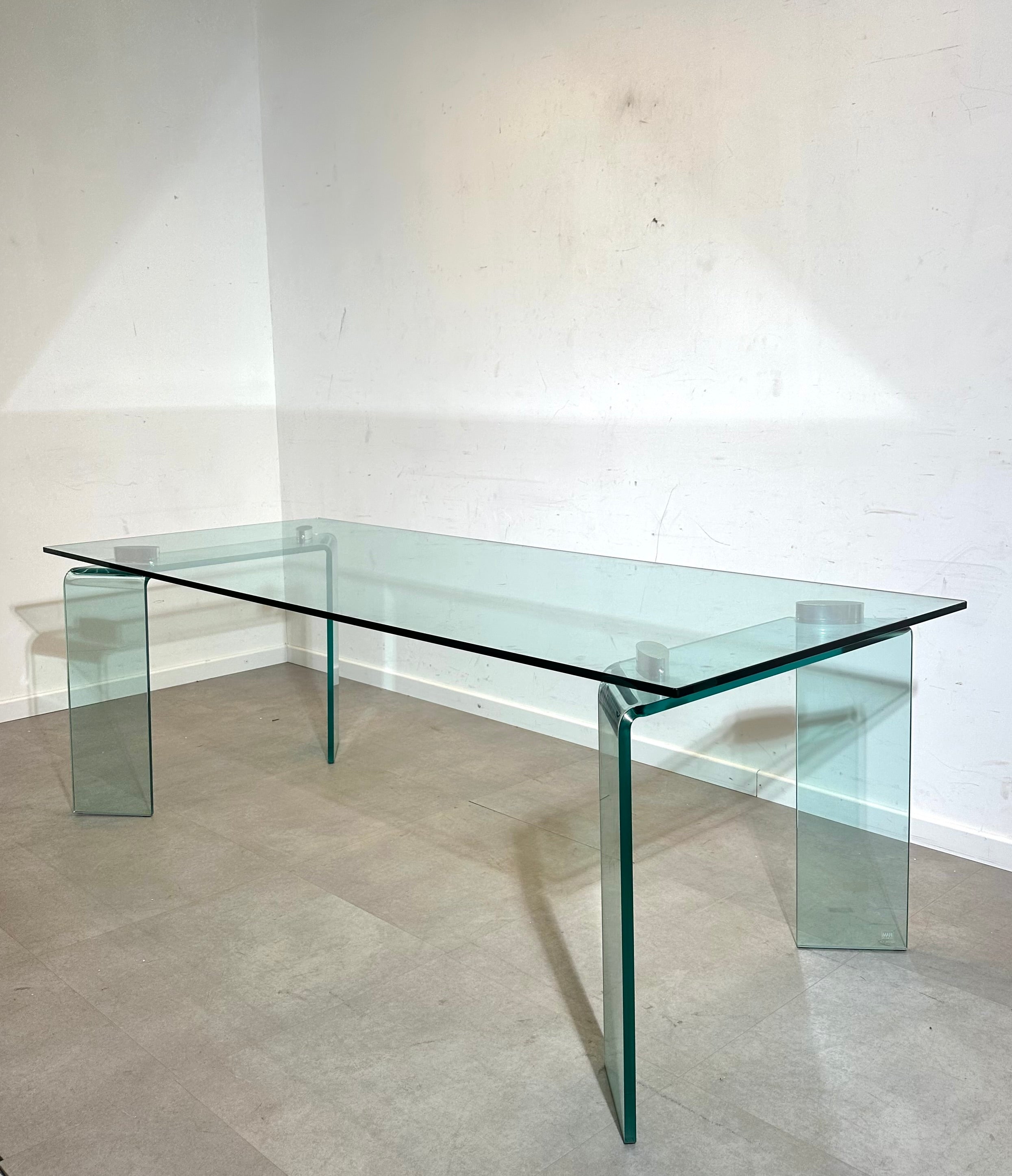 Glass Dining Table – Fiam "Ray"
