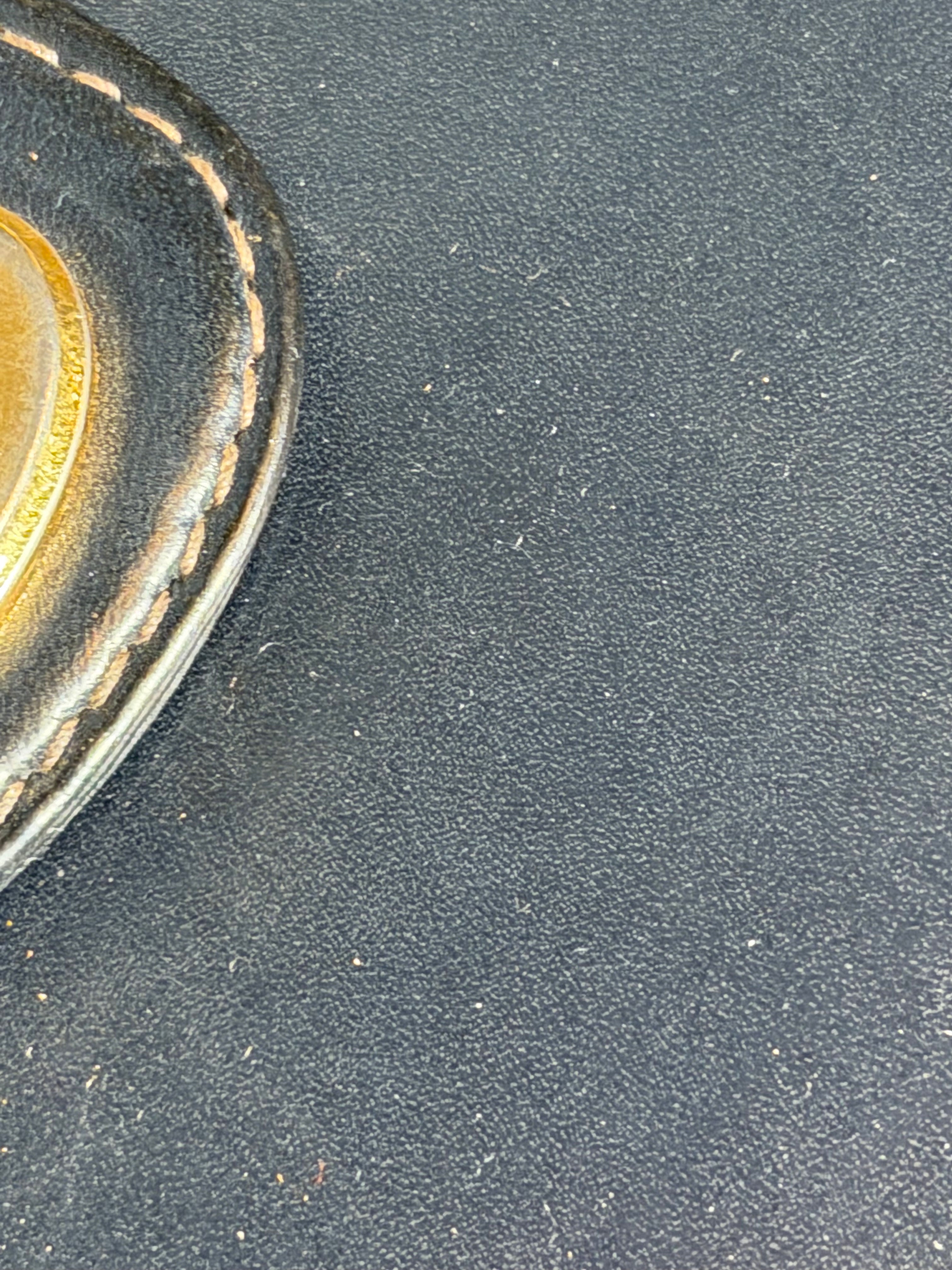 Celine Paris Vintage Black Leather Crossbody Bag