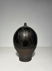 Vase en céramique vintage de Perignem, Belgique – Céramique artisanale, années 1960