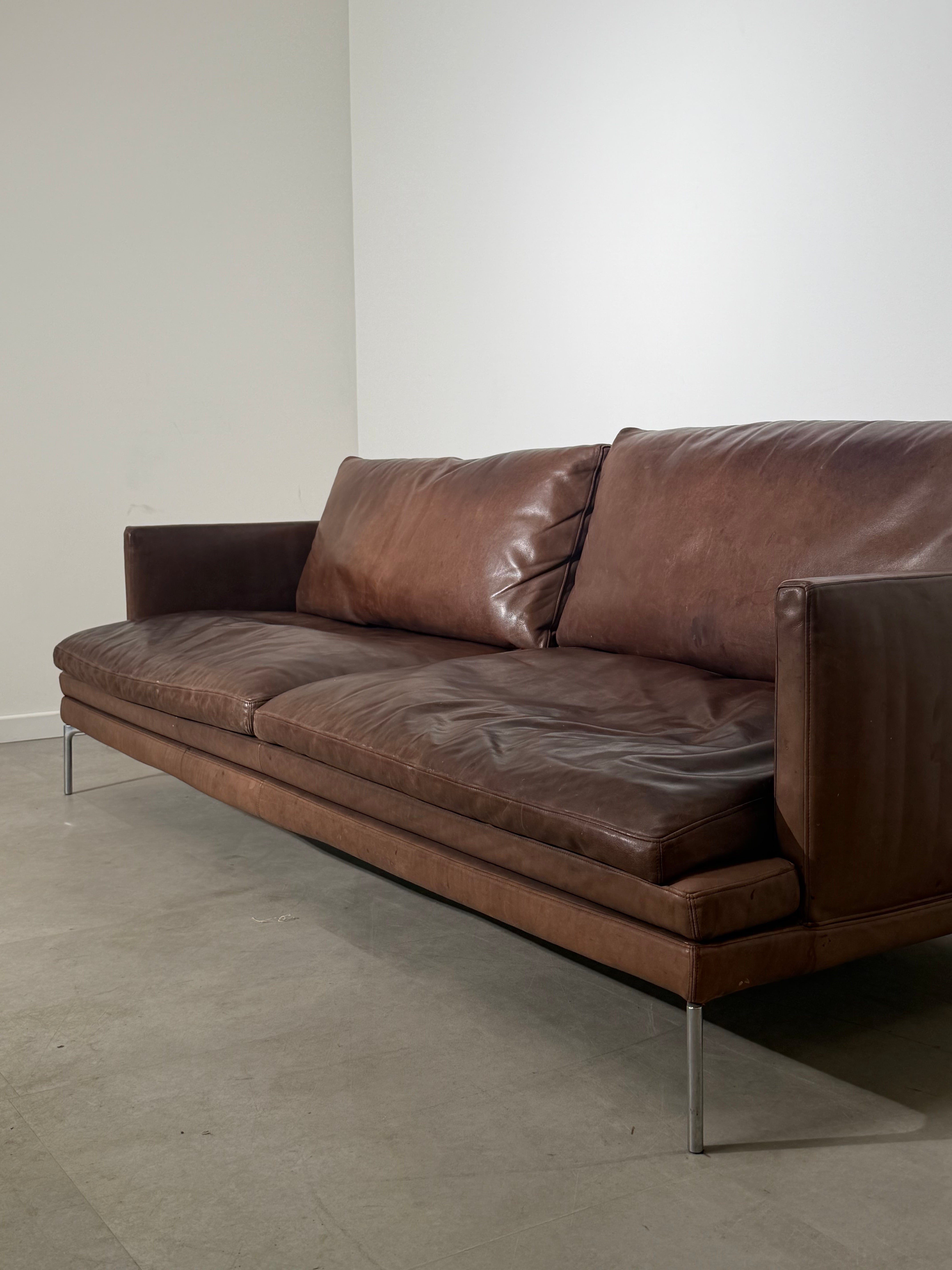Zanotta “William” Sofa – Cognac Leather