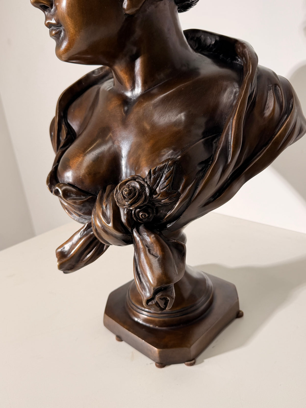 Bronze Bust Of Lady