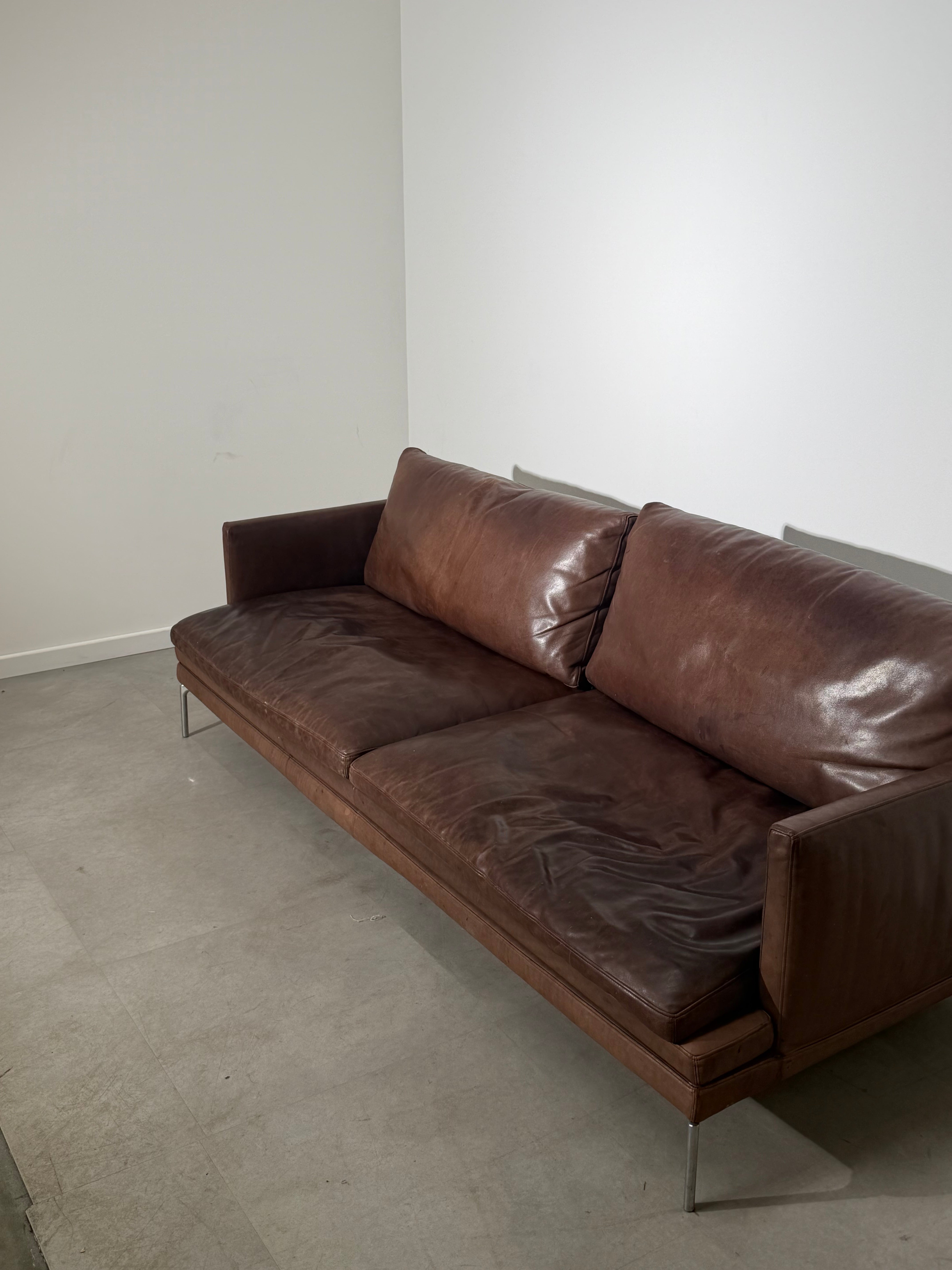 Zanotta “William” Sofa – Cognac Leather