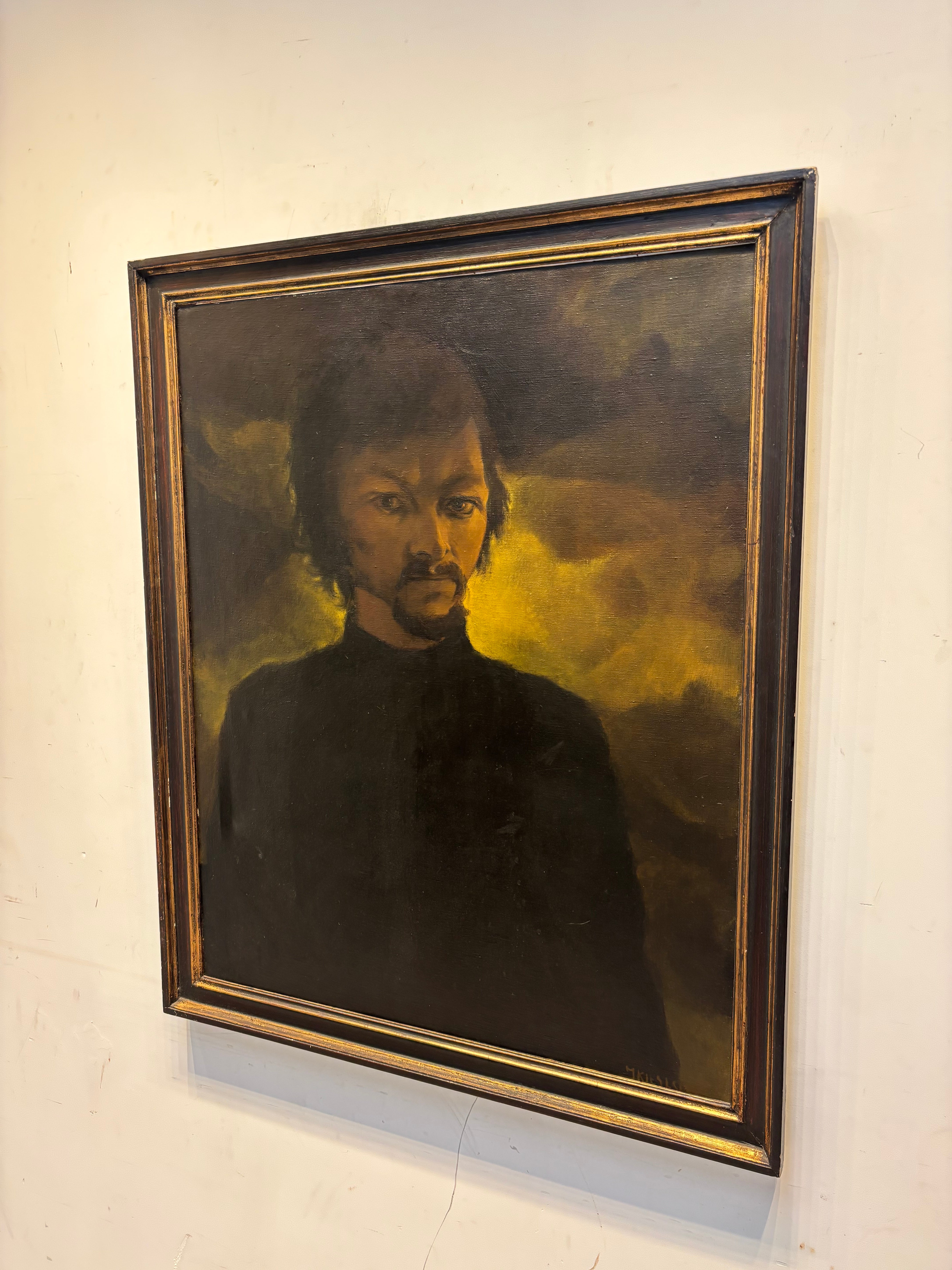 Hans Kitslaar - Potrait - Huile sur toile