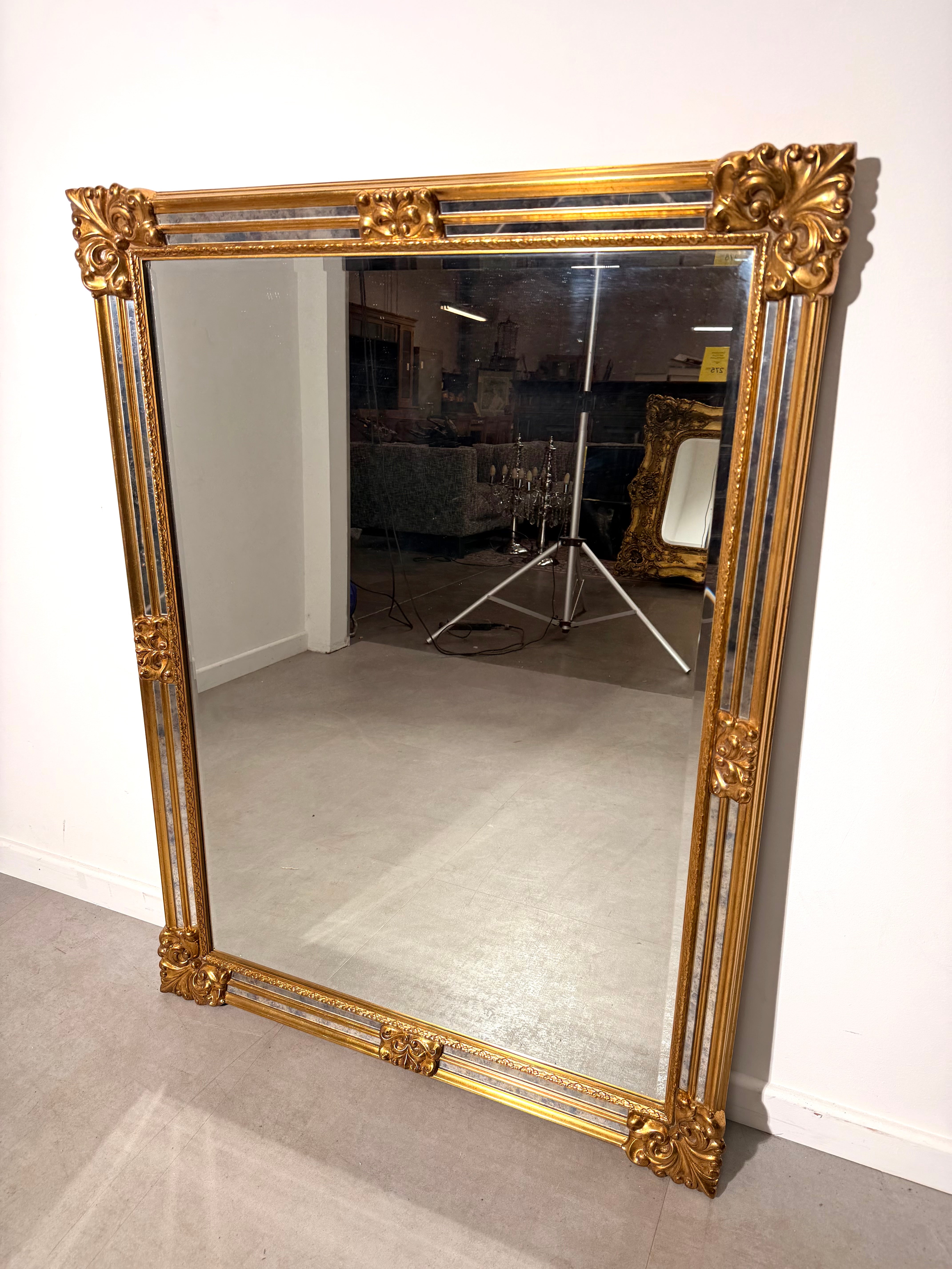 Deknudt Gilt & Mirrored Wall Mirror