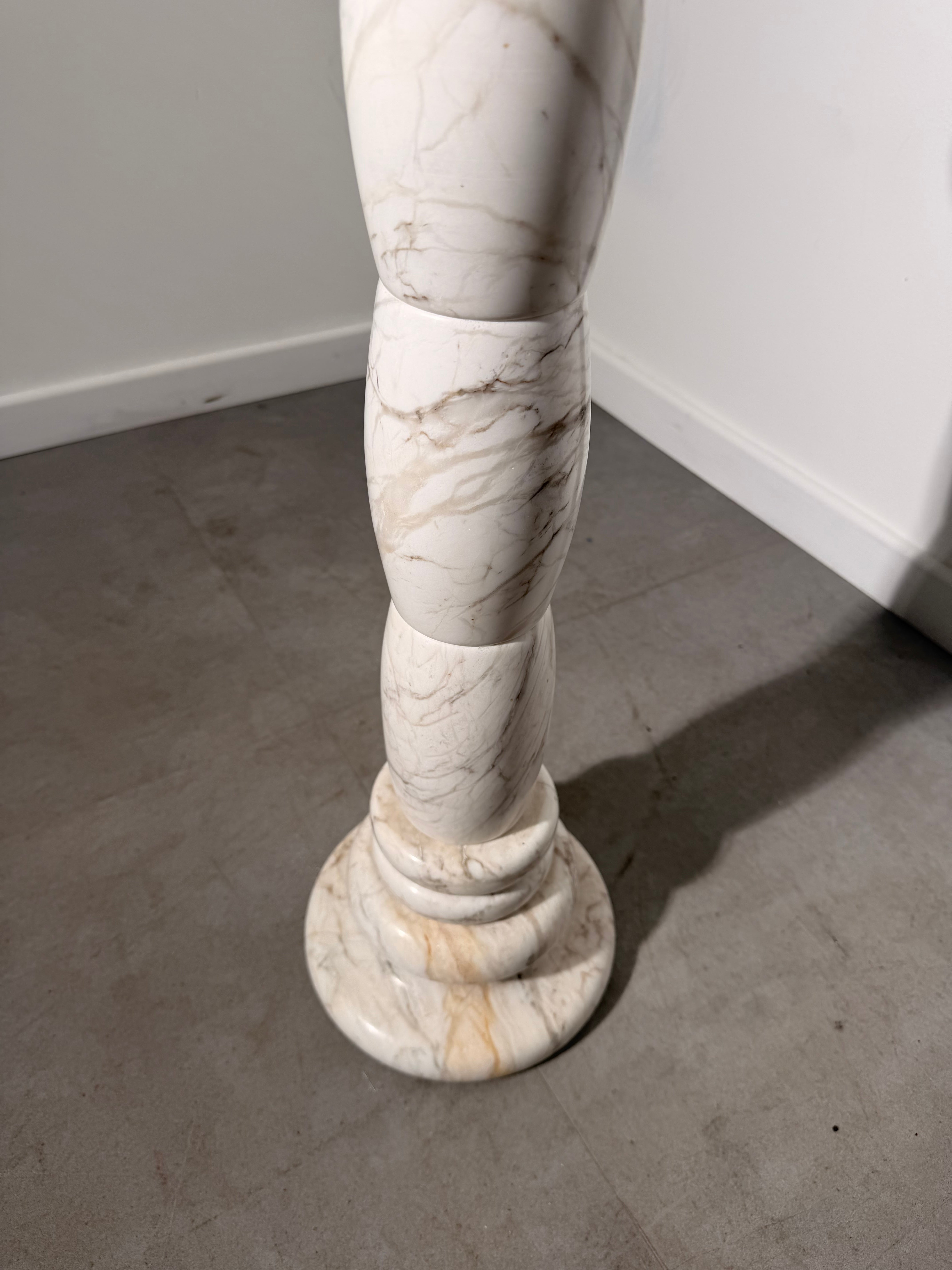 Antique Marble Pedestal Column Stand