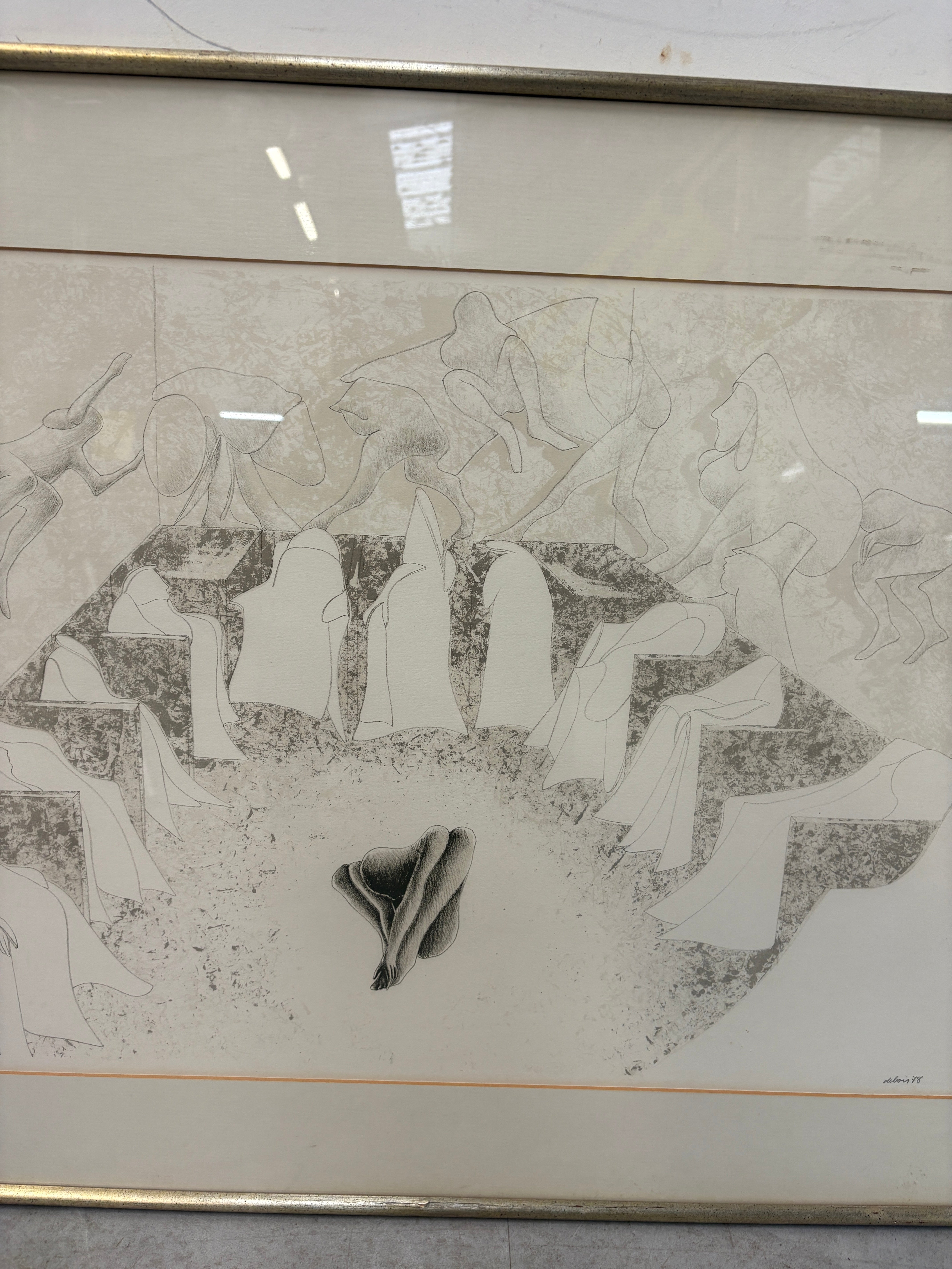 Albert Debois — Originele tekening (Belgisch, 1938)