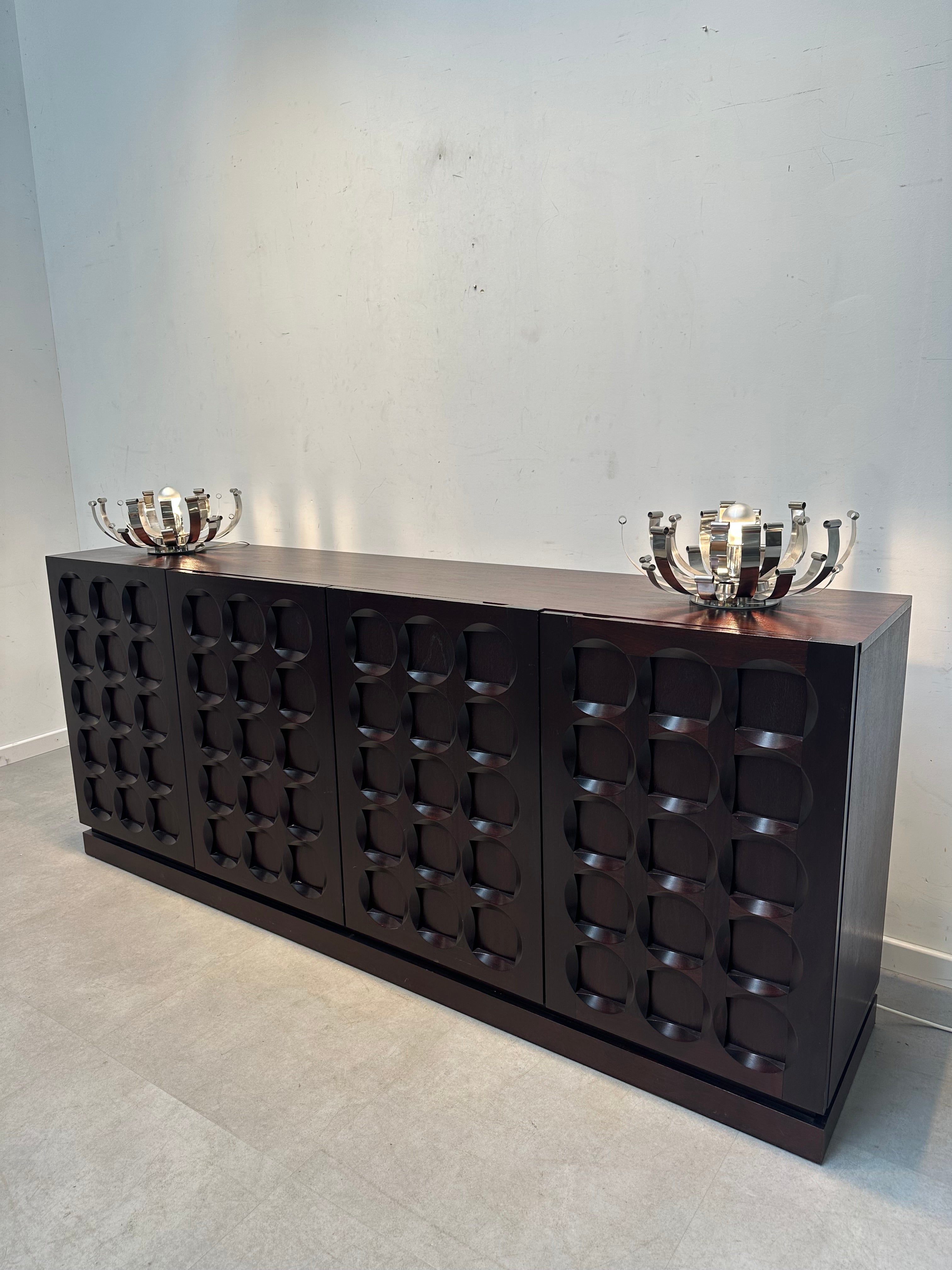 Chrome Ribbon Table Lamp