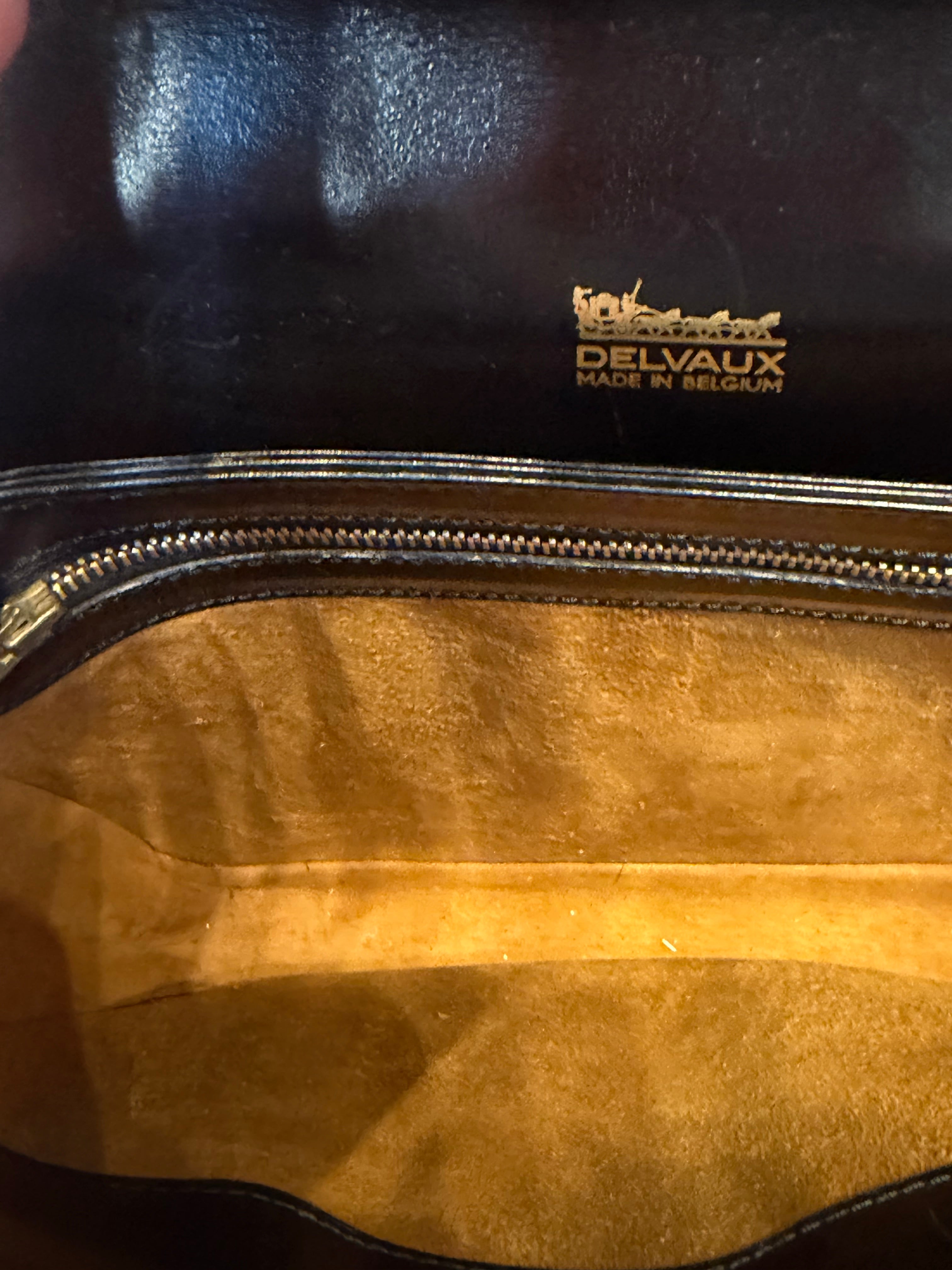 Vintage Delvaux Bourgogne Bag Black