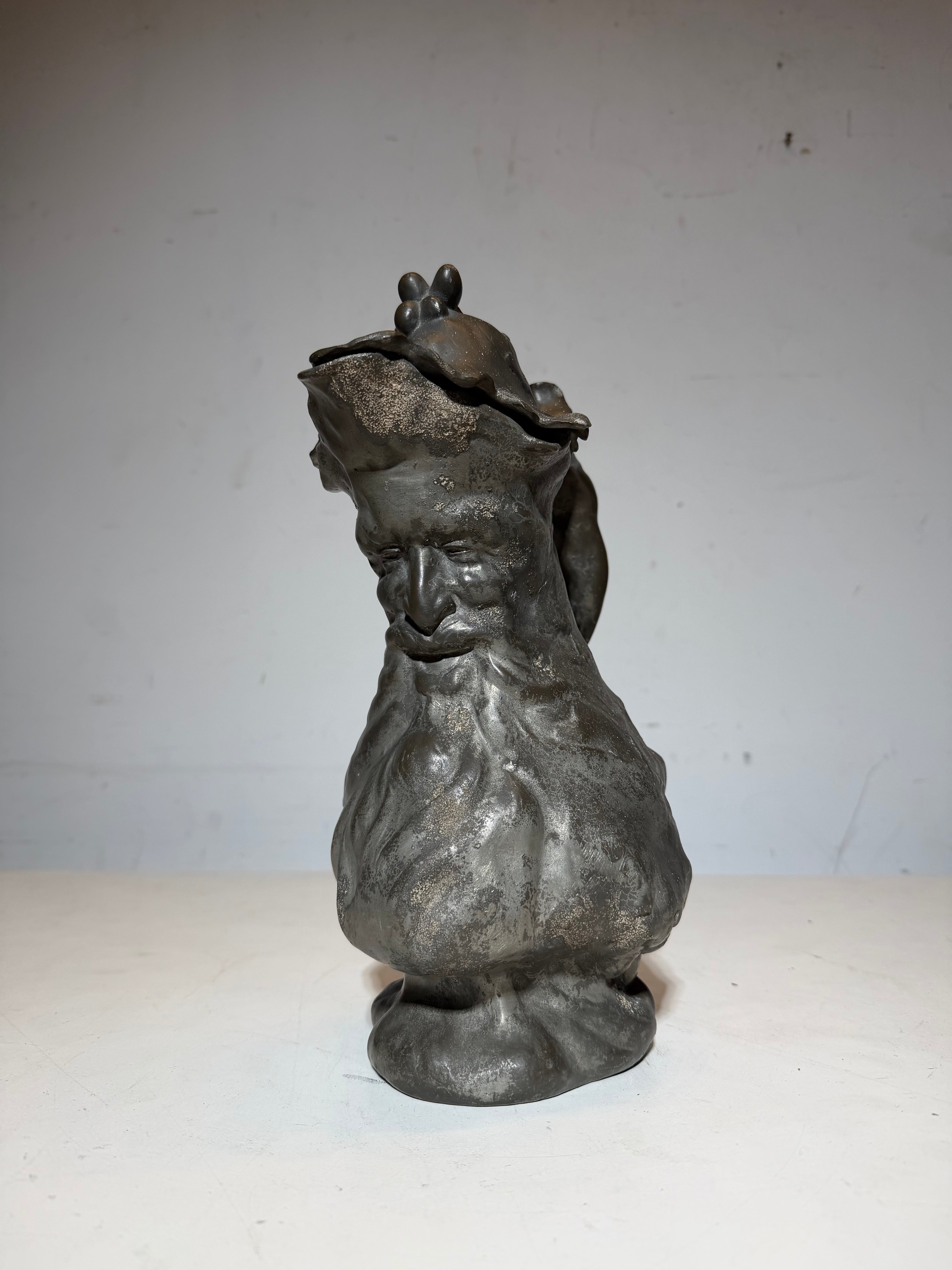 Philippe Wolfers Pewter Pitcher