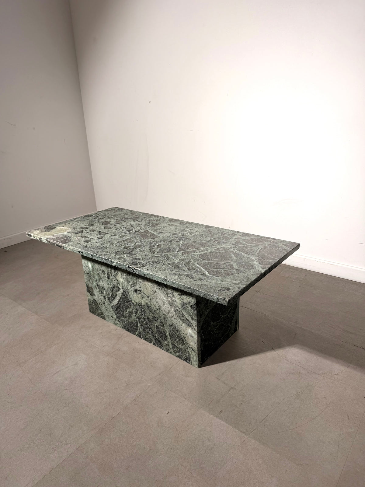 Vintage Green Marble Coffee Table