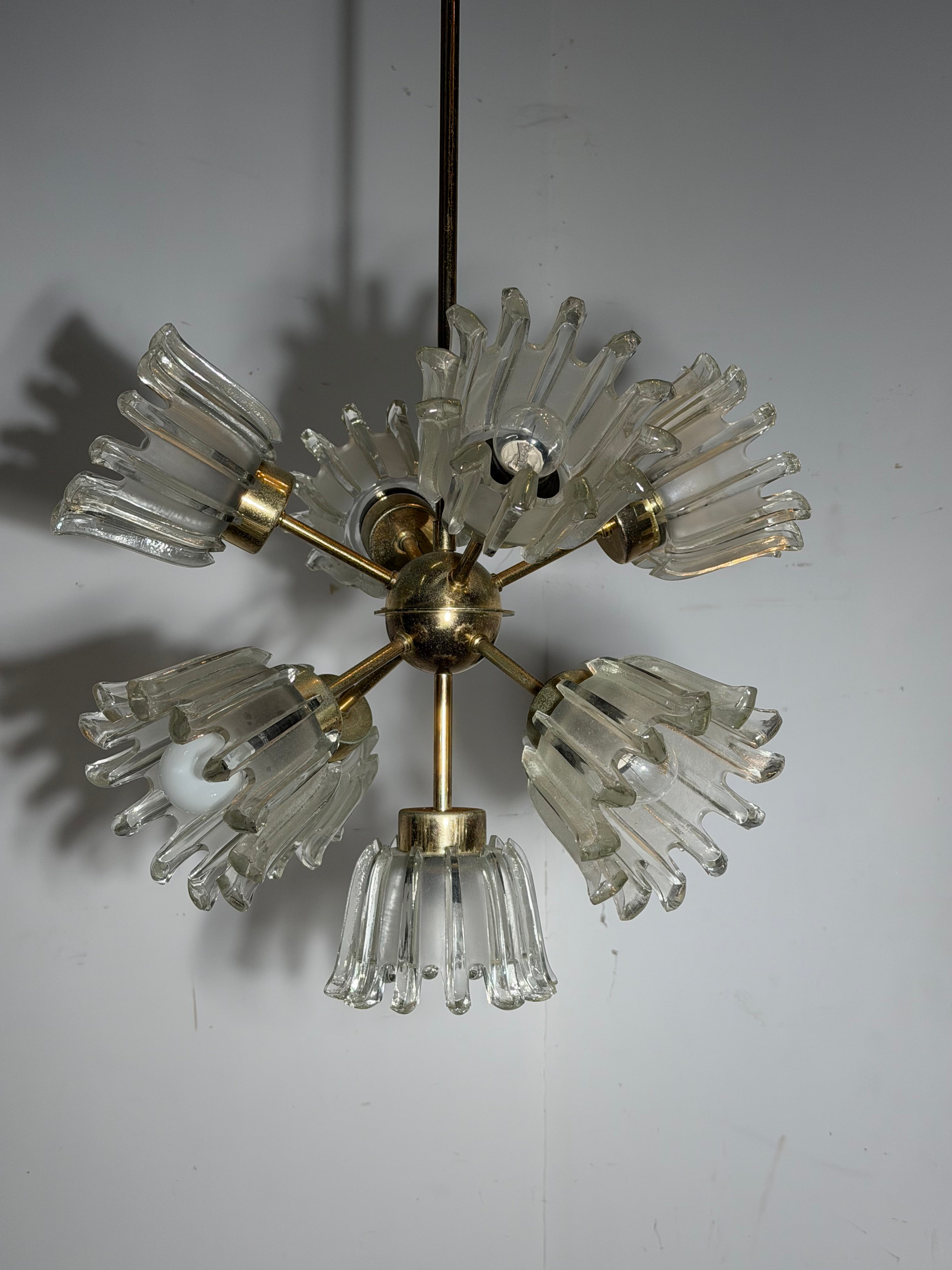 Vintage Pendant Lamp by Leclaire & Schaffer