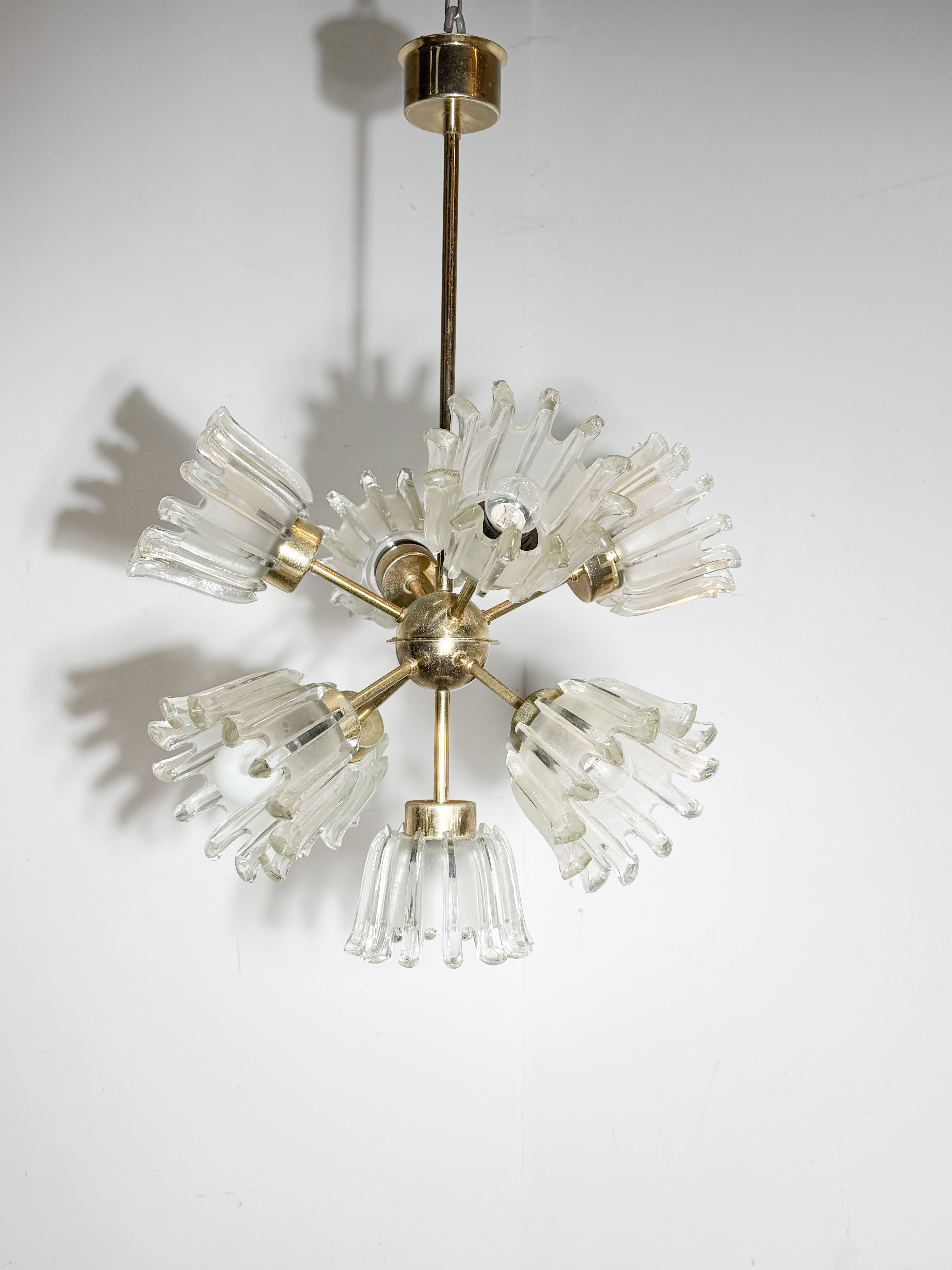Vintage Pendant Lamp by Leclaire & Schaffer